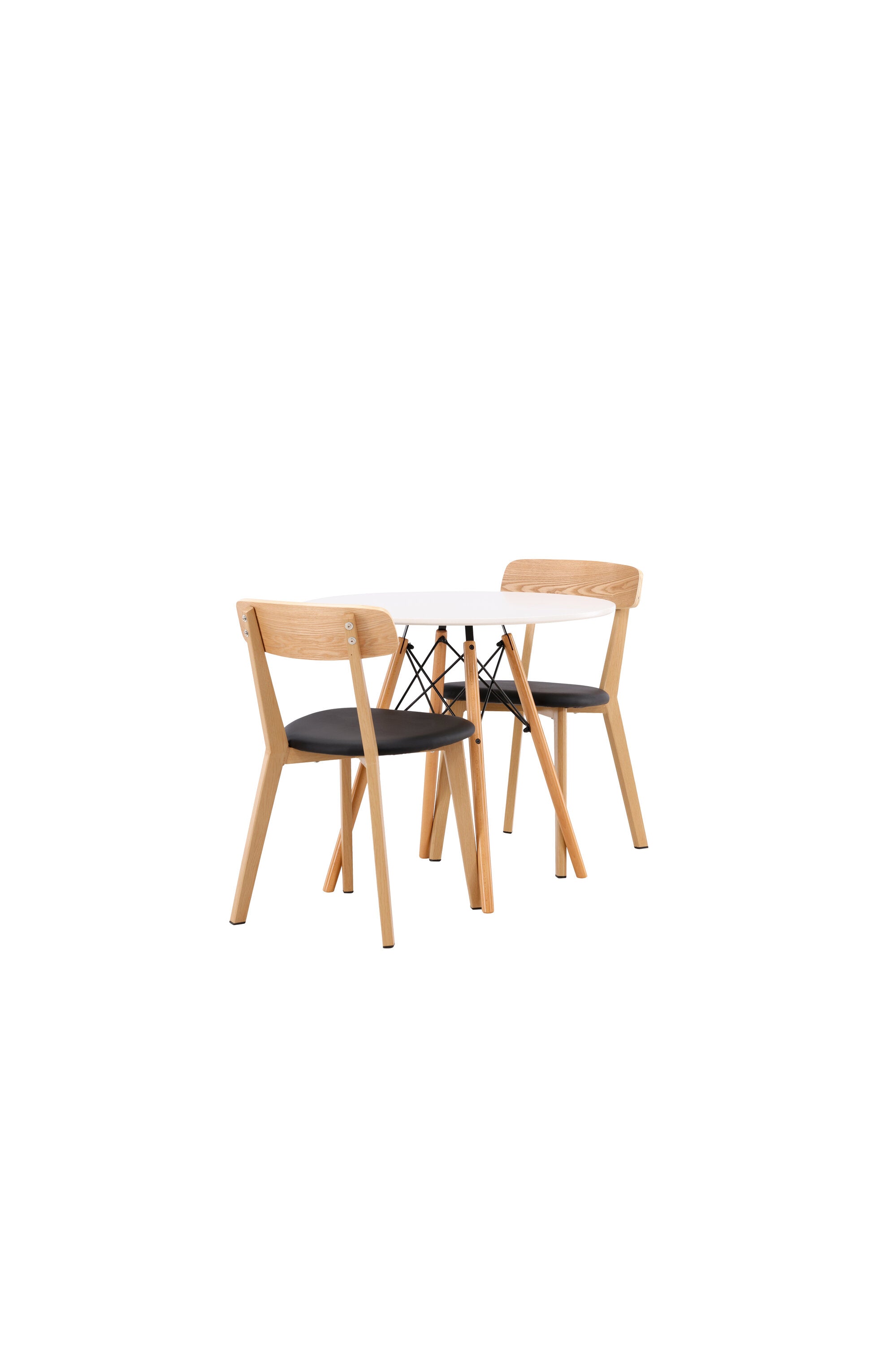 Matgrupp Danburi med 2st matstolar Sanjos-GR Dining Set-Venture Home-peaceofhome.se