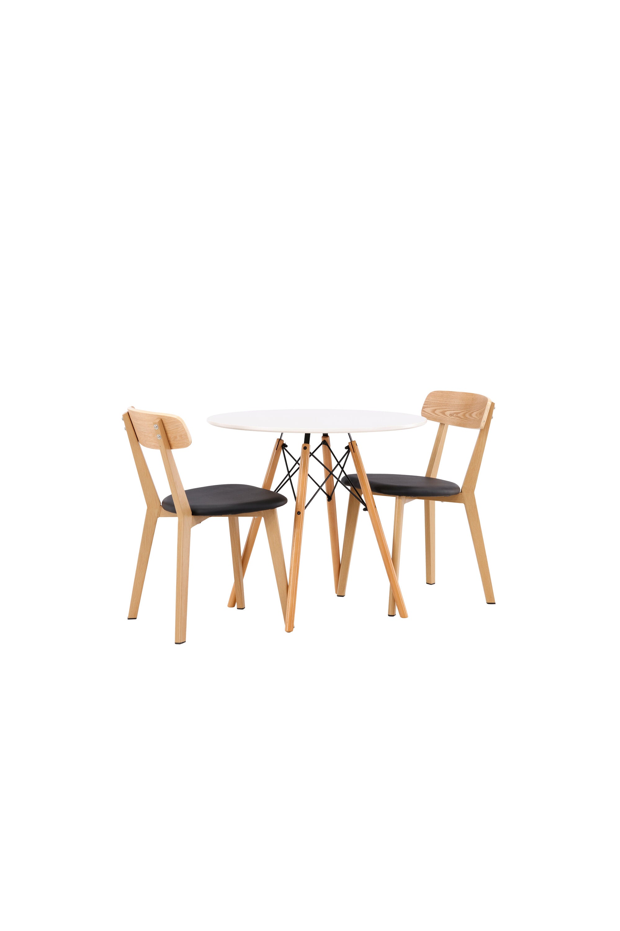 Matgrupp Danburi med 2st matstolar Sanjos-GR Dining Set-Venture Home-peaceofhome.se