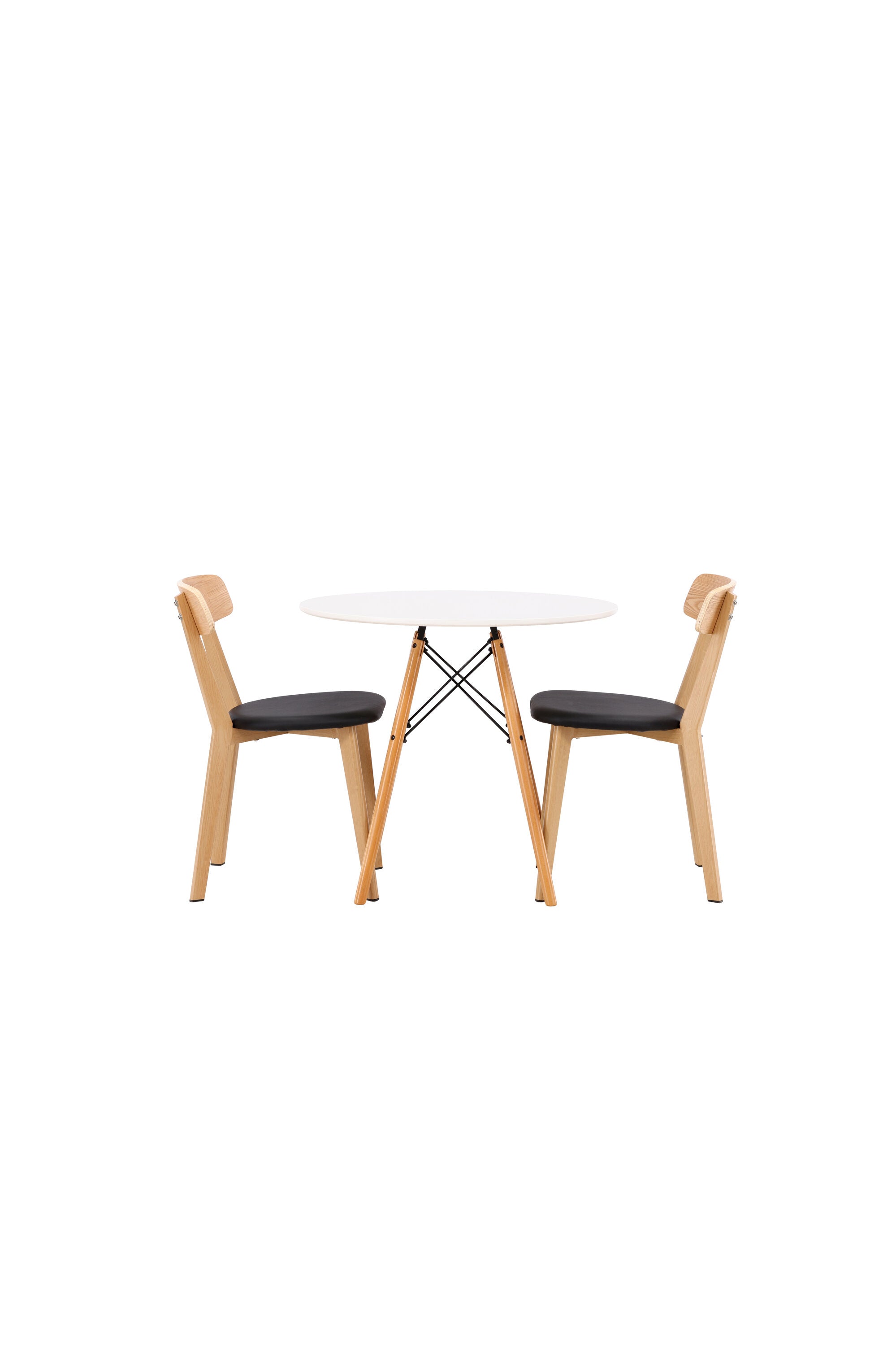 Matgrupp Danburi med 2st matstolar Sanjos-GR Dining Set-Venture Home-peaceofhome.se