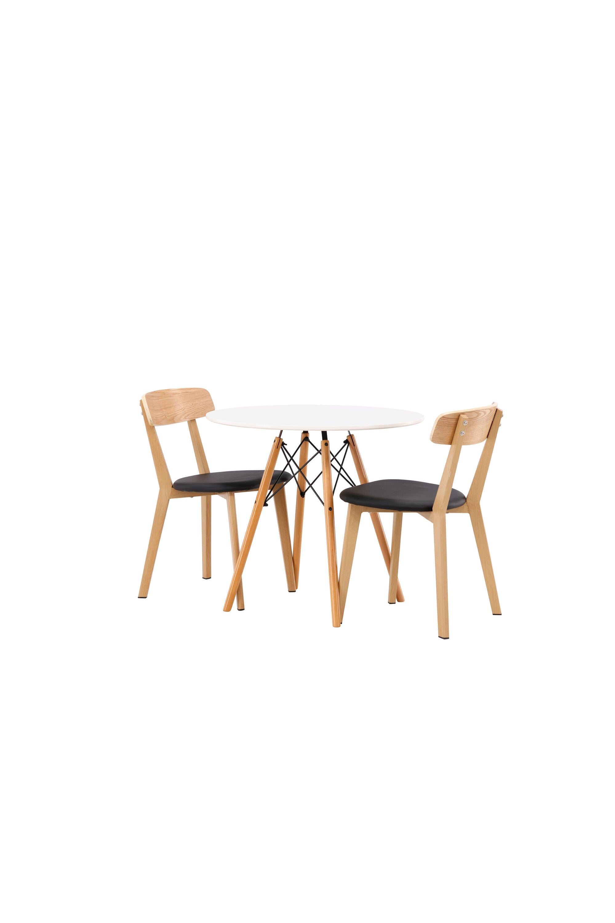 Matgrupp Danburi med 2st matstolar Sanjos-GR Dining Set-Venture Home-peaceofhome.se