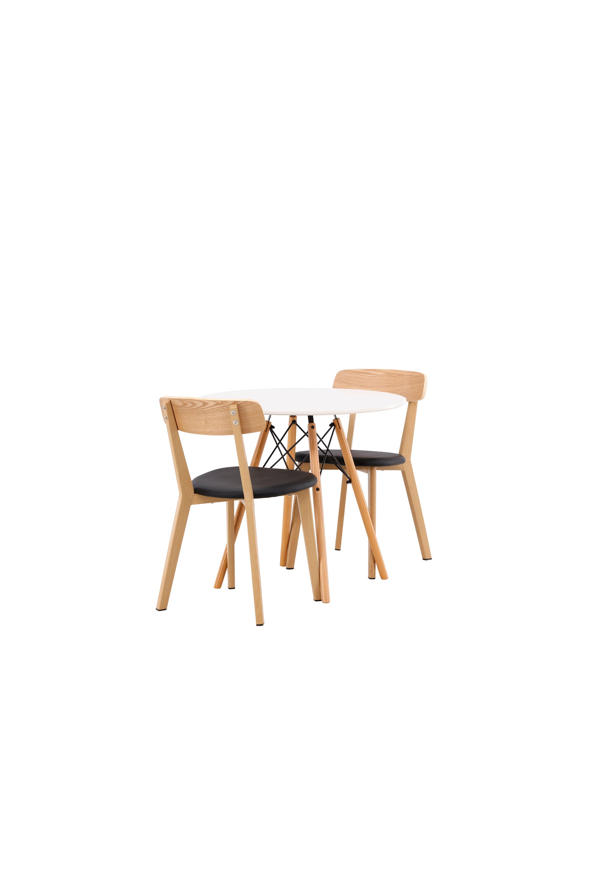 Matgrupp Danburi med 2st matstolar Sanjos-GR Dining Set-Venture Home-peaceofhome.se