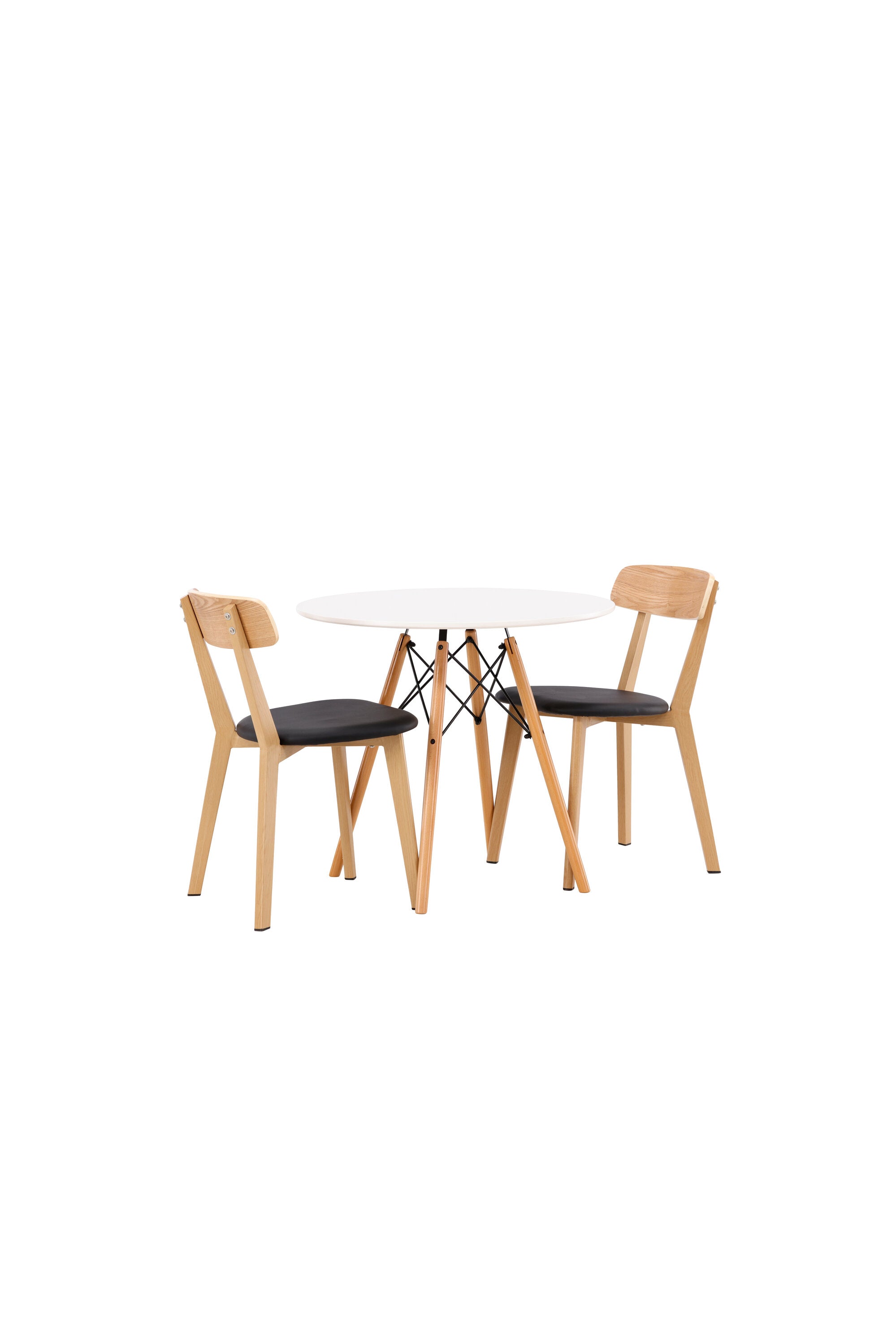 Matgrupp Danburi med 2st matstolar Sanjos-GR Dining Set-Venture Home-peaceofhome.se