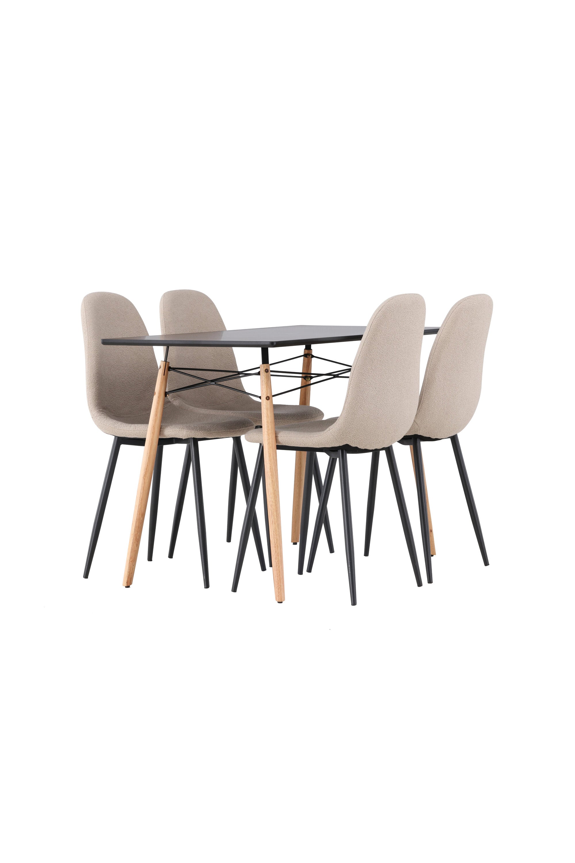 Matgrupp Danburi med 4 stycken stolar Polar-GR Dining Set-Venture Home-peaceofhome.se