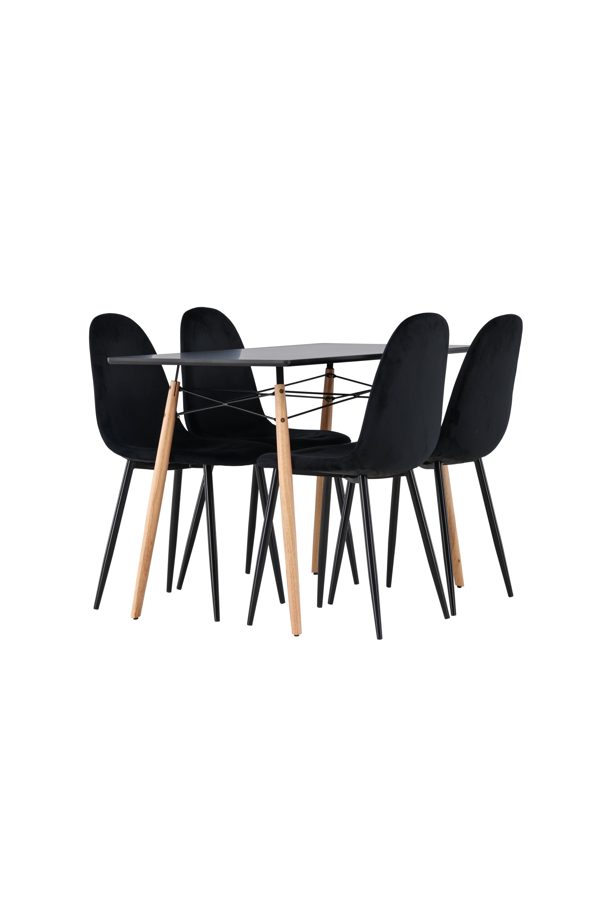 Matgrupp Danburi med 4 stycken stolar Polar-GR Dining Set-Venture Home-peaceofhome.se