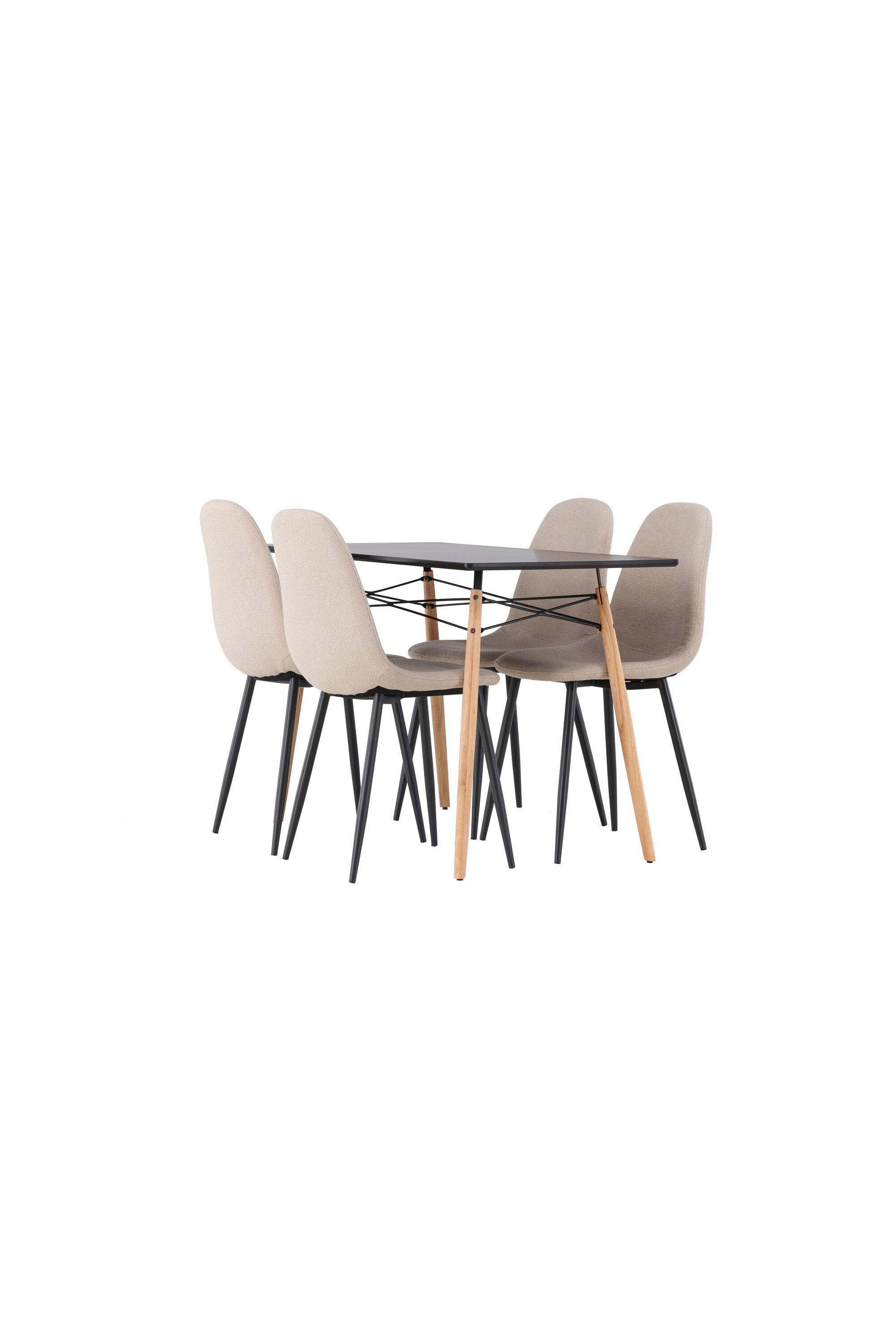 Matgrupp Danburi med 4 stycken stolar Polar-GR Dining Set-Venture Home-peaceofhome.se