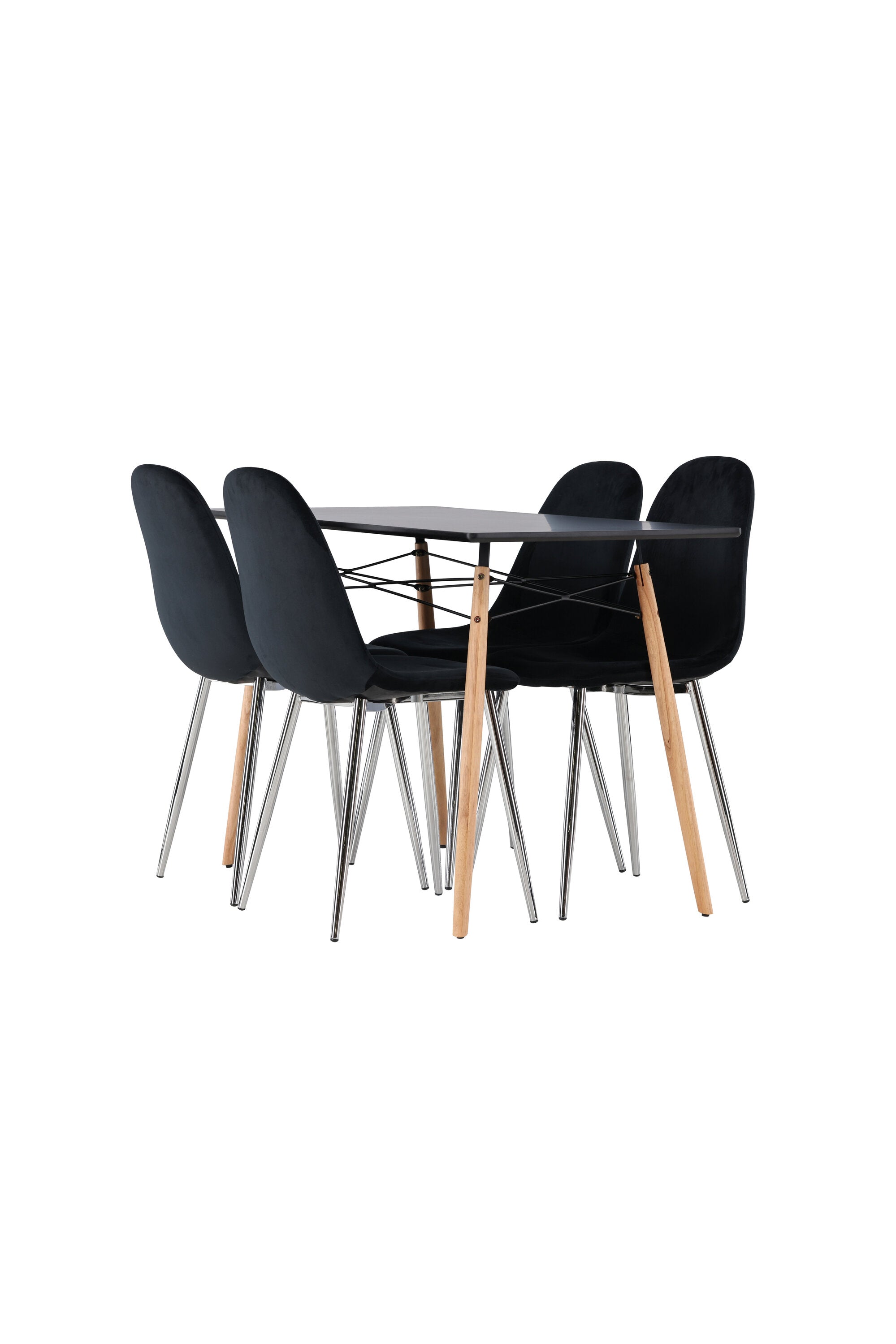 Matgrupp Danburi med 4 stycken stolar Polar-GR Dining Set-Venture Home-peaceofhome.se