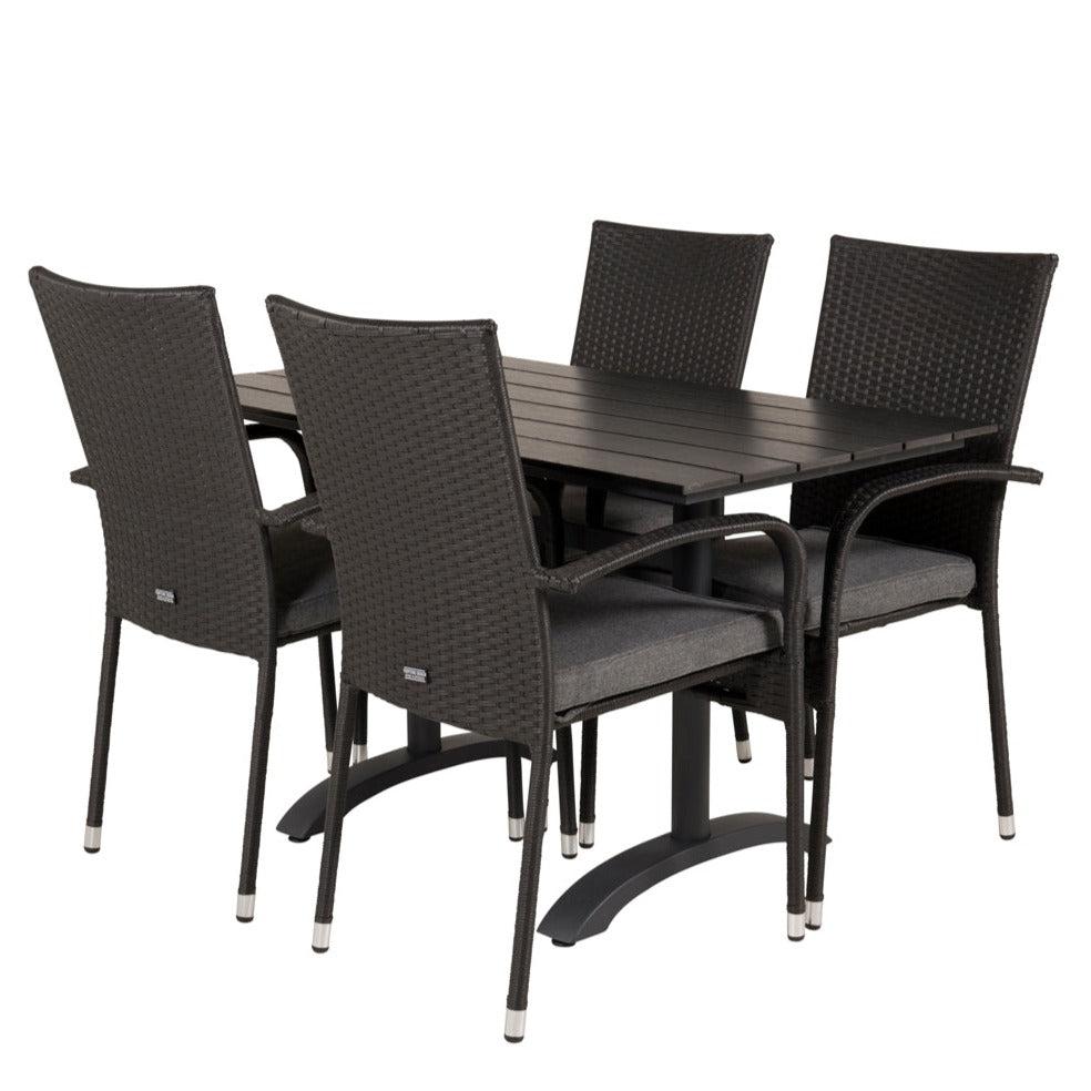 Matgrupp Denver med stolarna Anna-Table Set-Venture Home-peaceofhome.se