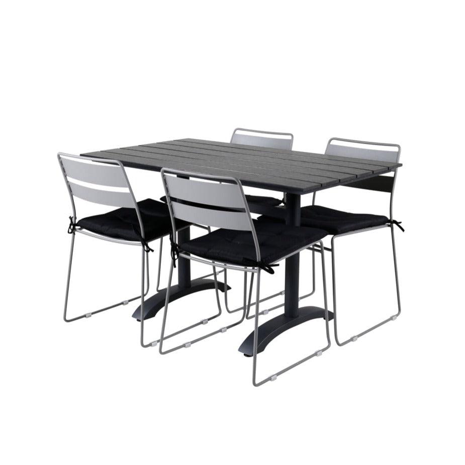 Matgrupp Denver med stolarna Lina-Table Set-Venture Home-peaceofhome.se