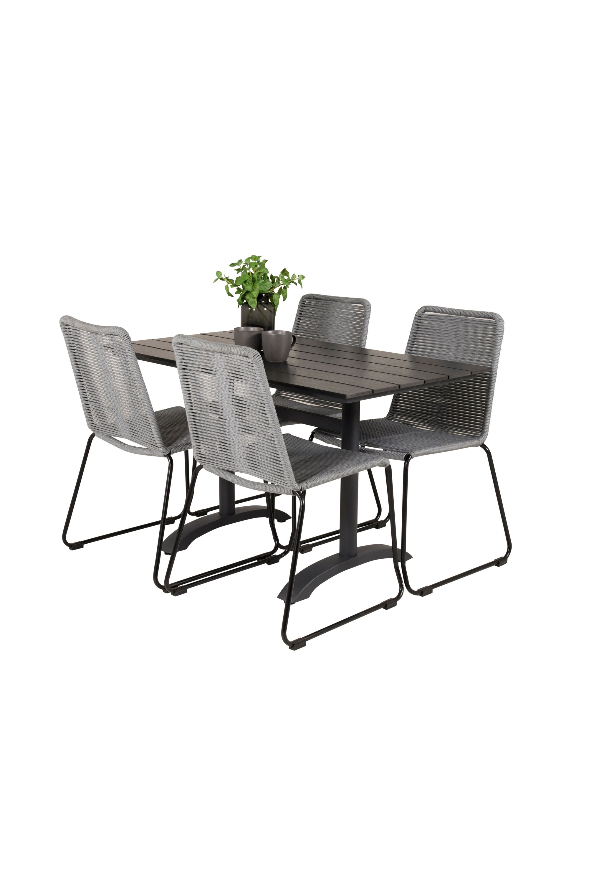 Matgrupp Denver med stolarna Lindos-Table Set-Venture Home-peaceofhome.se