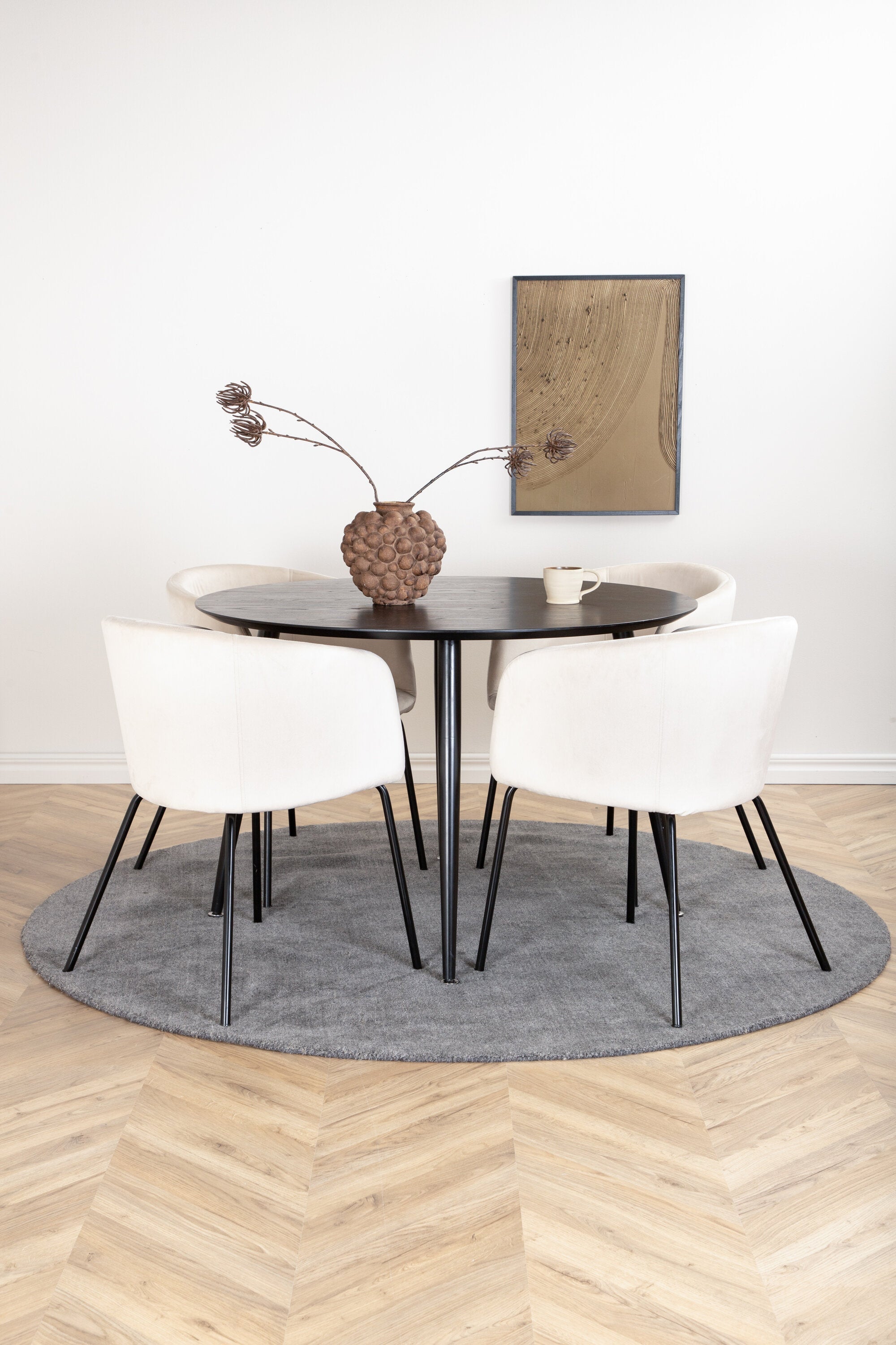 Matgrupp Dipp med stolarna Berit-GR Dining Set-Venture Home-peaceofhome.se