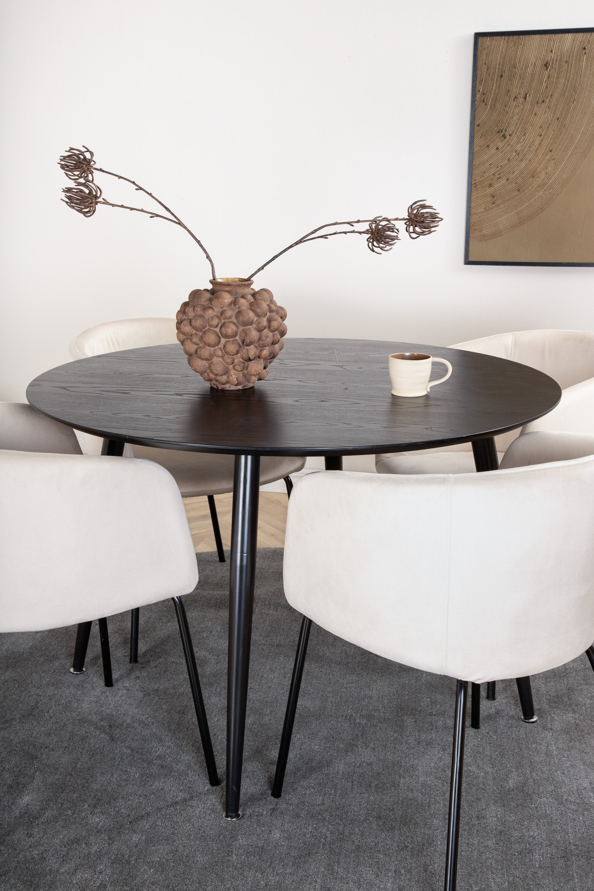 Matgrupp Dipp med stolarna Berit-GR Dining Set-Venture Home-peaceofhome.se