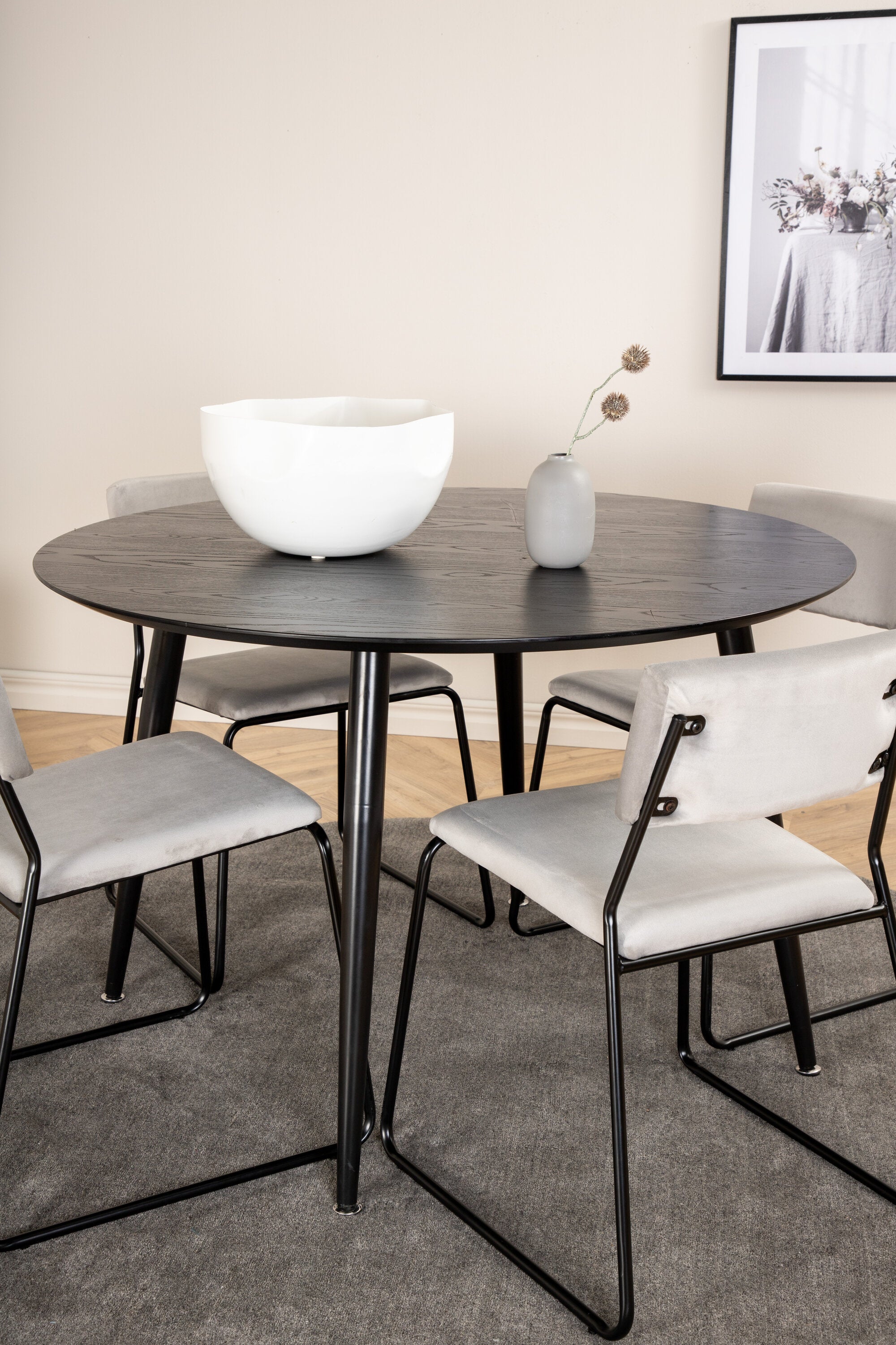 Matgrupp Dipp med stolarna Kenth-GR Dining Set-Venture Home-peaceofhome.se