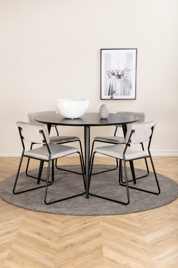 Matgrupp Dipp med stolarna Kenth-GR Dining Set-Venture Home-peaceofhome.se