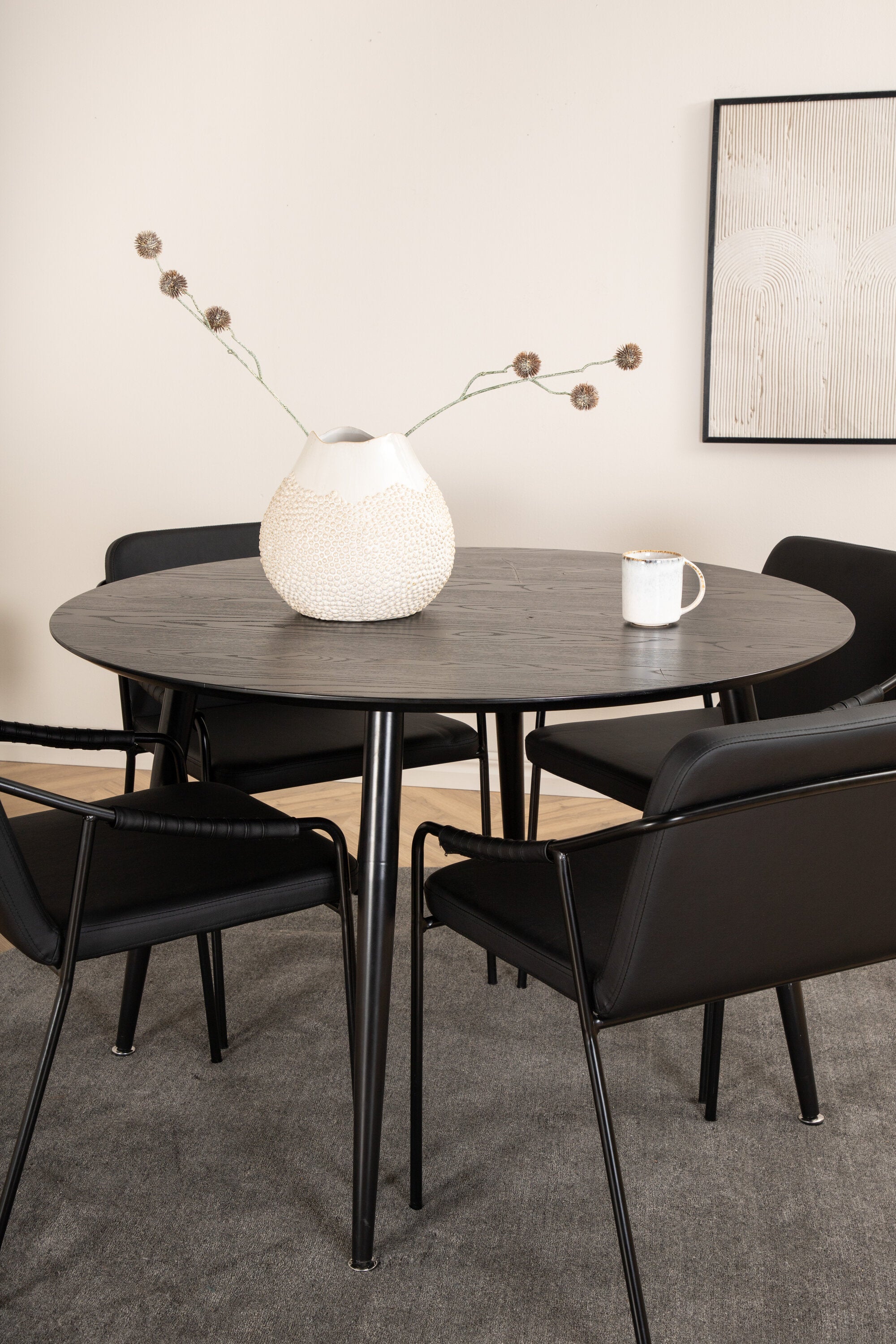 Matgrupp Dipp med stolarna Tvist-GR Dining Set-Venture Home-peaceofhome.se