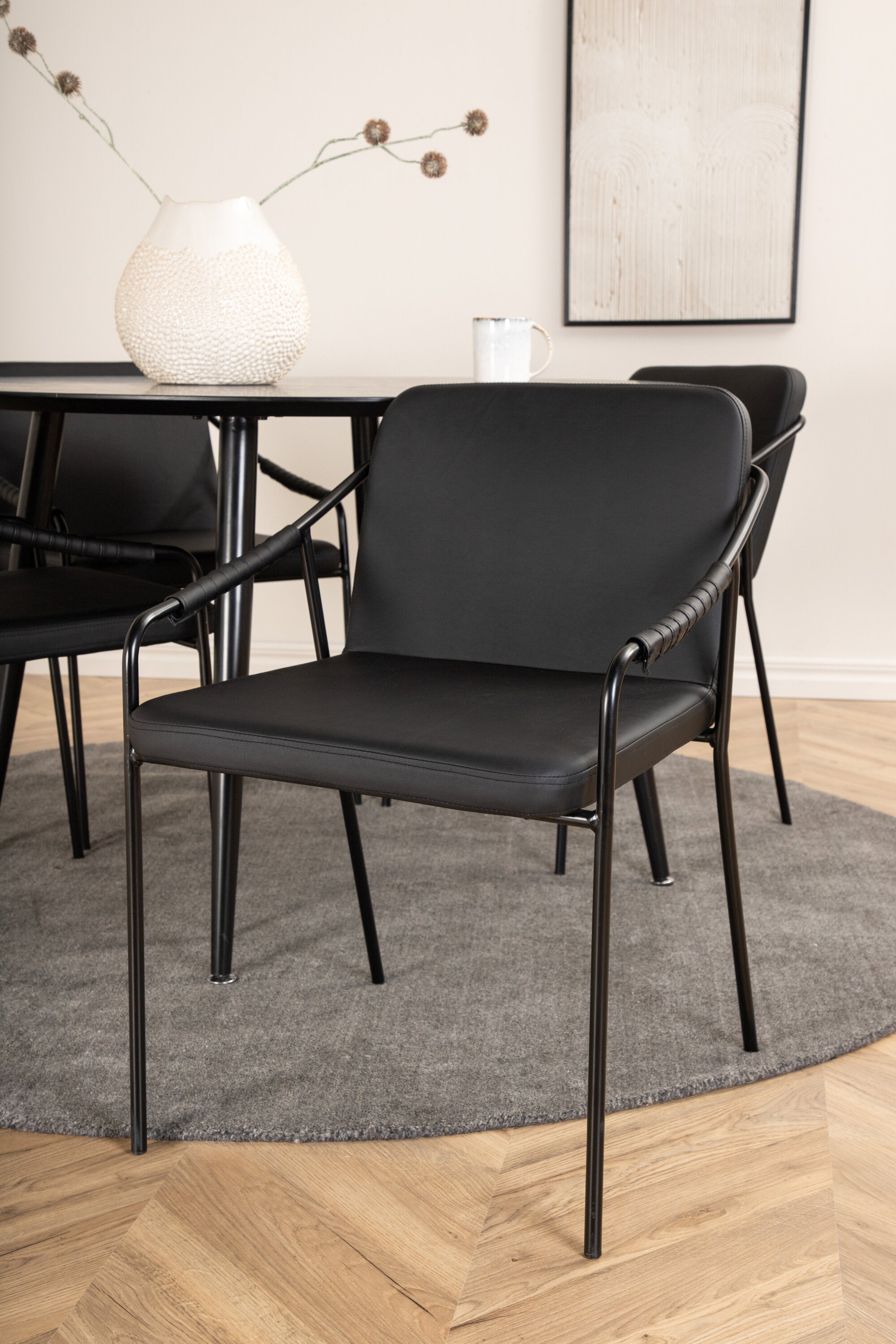 Matgrupp Dipp med stolarna Tvist-GR Dining Set-Venture Home-peaceofhome.se