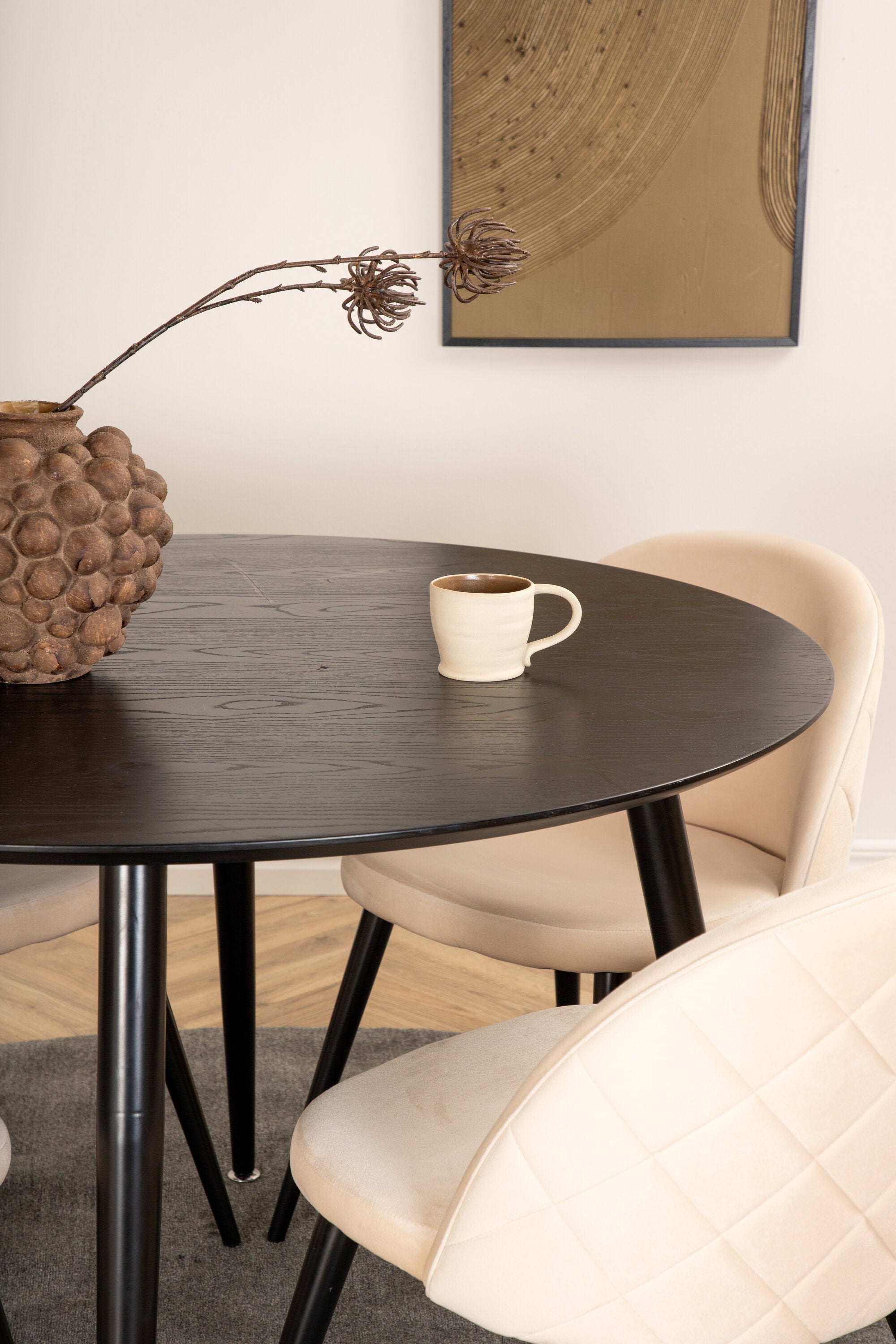 Matgrupp Dipp med stolarna Velvet-GR Dining Set-Venture Home-peaceofhome.se