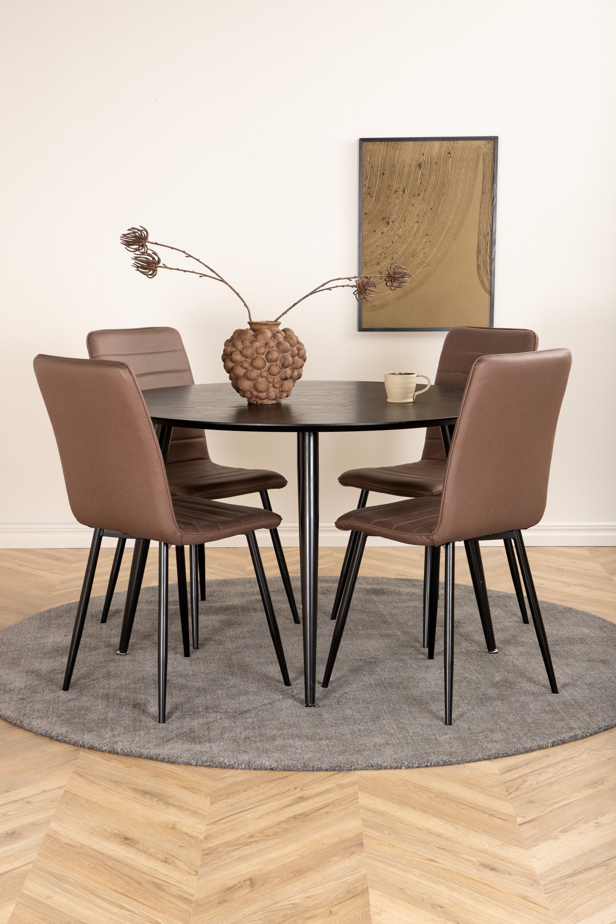 Matgrupp Dipp med stolarna Windu-GR Dining Set-Venture Home-peaceofhome.se