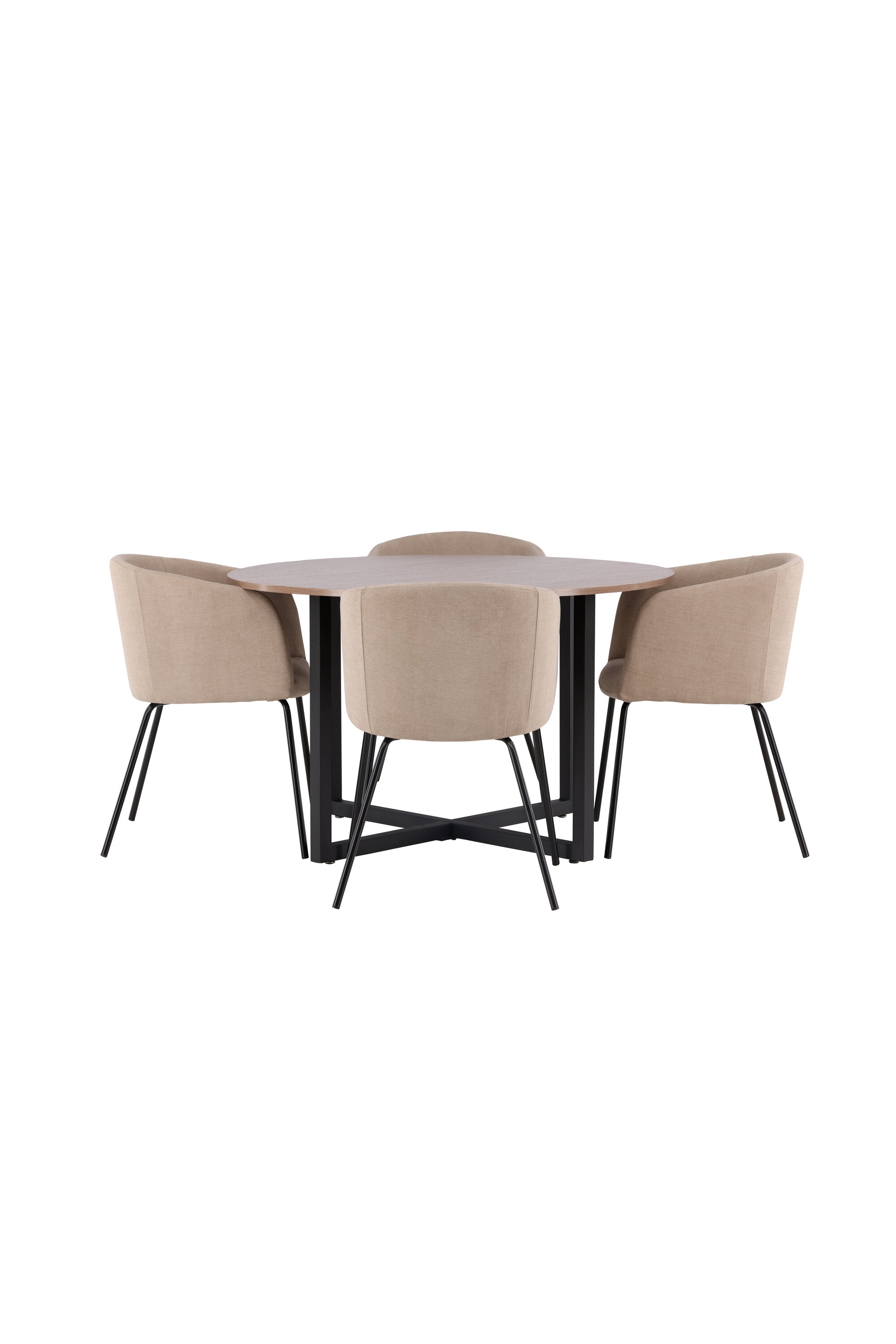 Matgrupp Durango med 4st matstolar Berit-GR Dining Set-Venture Home-peaceofhome.se