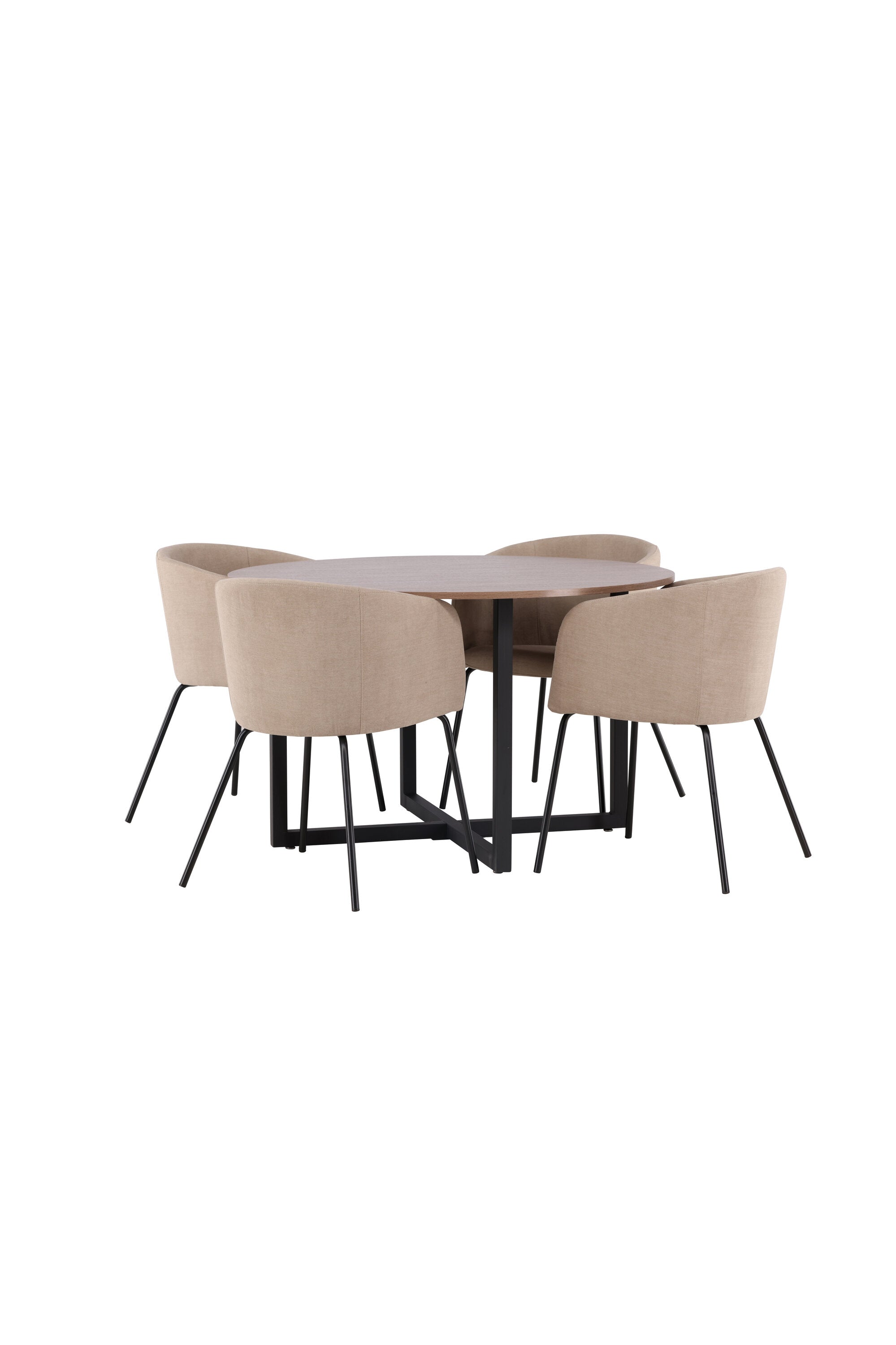 Matgrupp Durango med 4st matstolar Berit-GR Dining Set-Venture Home-peaceofhome.se