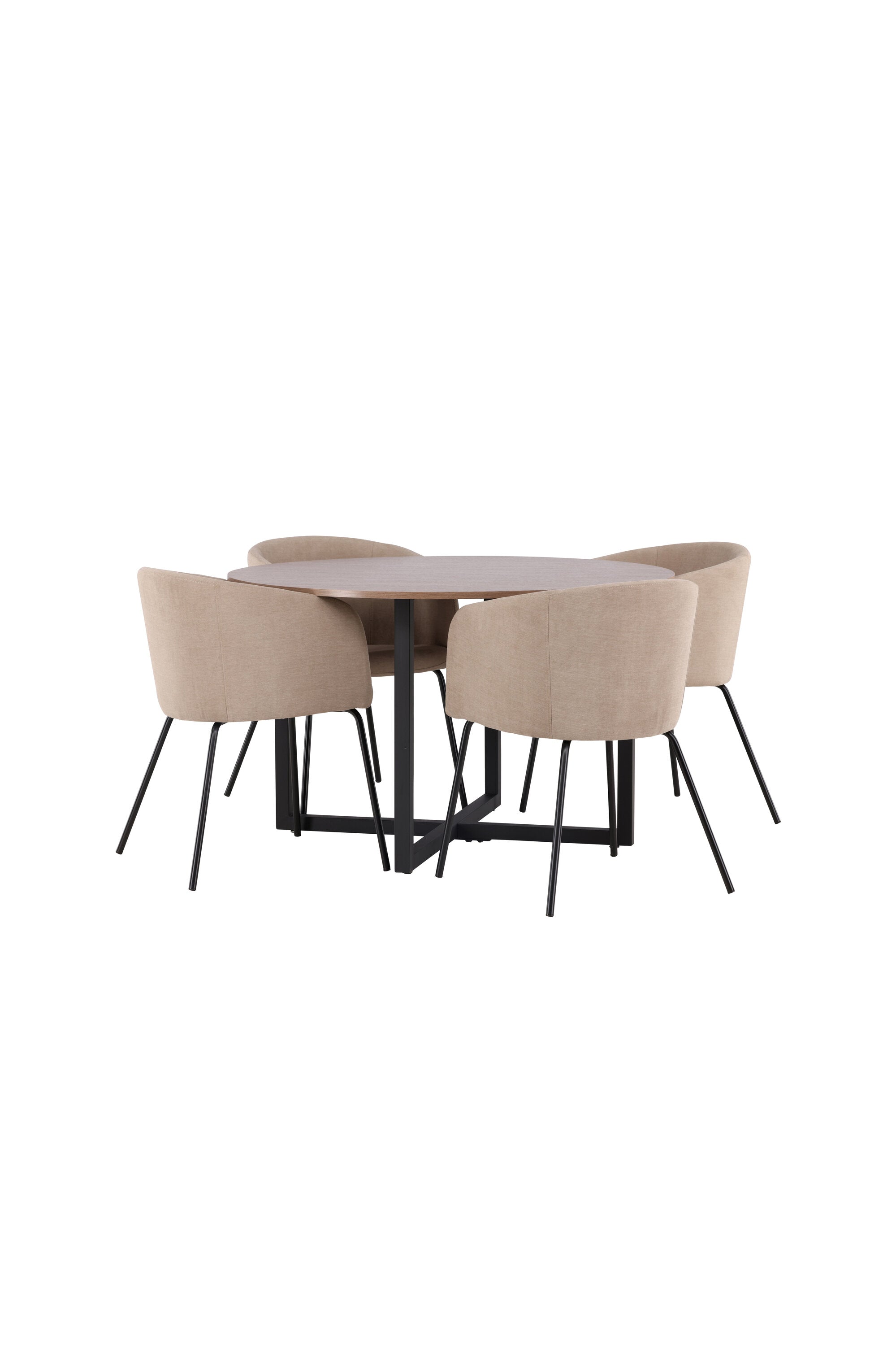 Matgrupp Durango med 4st matstolar Berit-GR Dining Set-Venture Home-peaceofhome.se