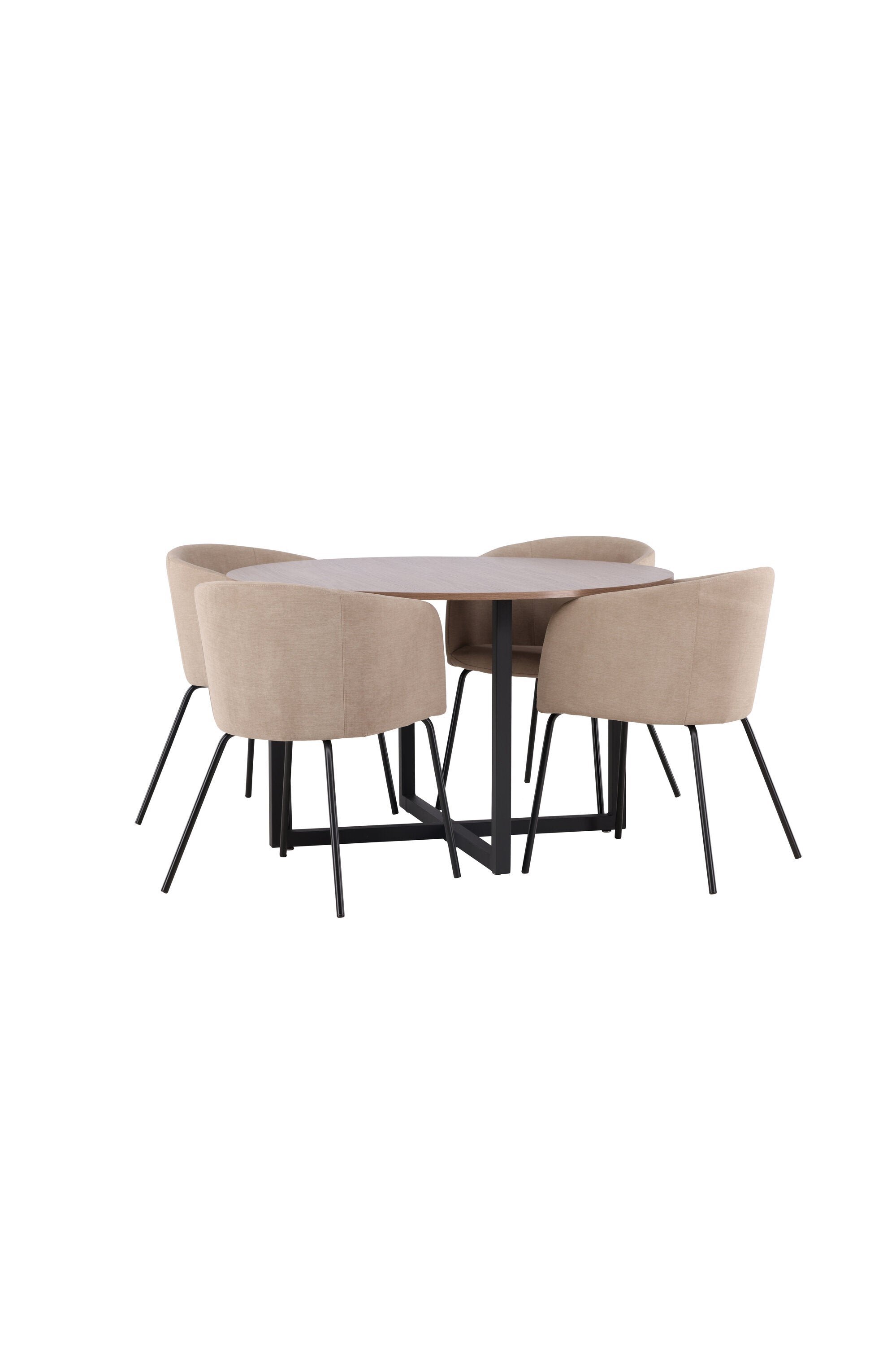 Matgrupp Durango med 4st matstolar Berit-GR Dining Set-Venture Home-peaceofhome.se