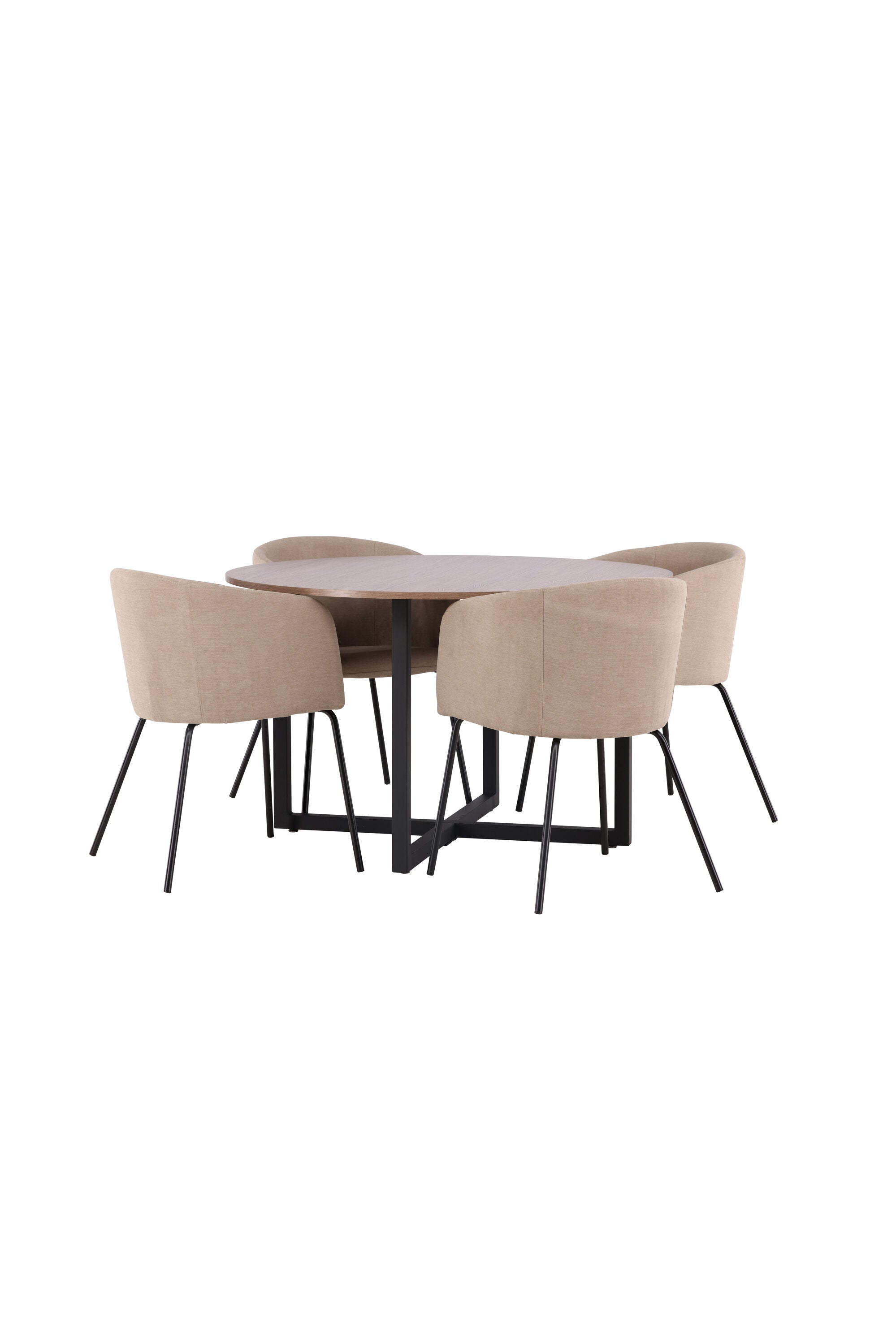 Matgrupp Durango med 4st matstolar Berit-GR Dining Set-Venture Home-peaceofhome.se