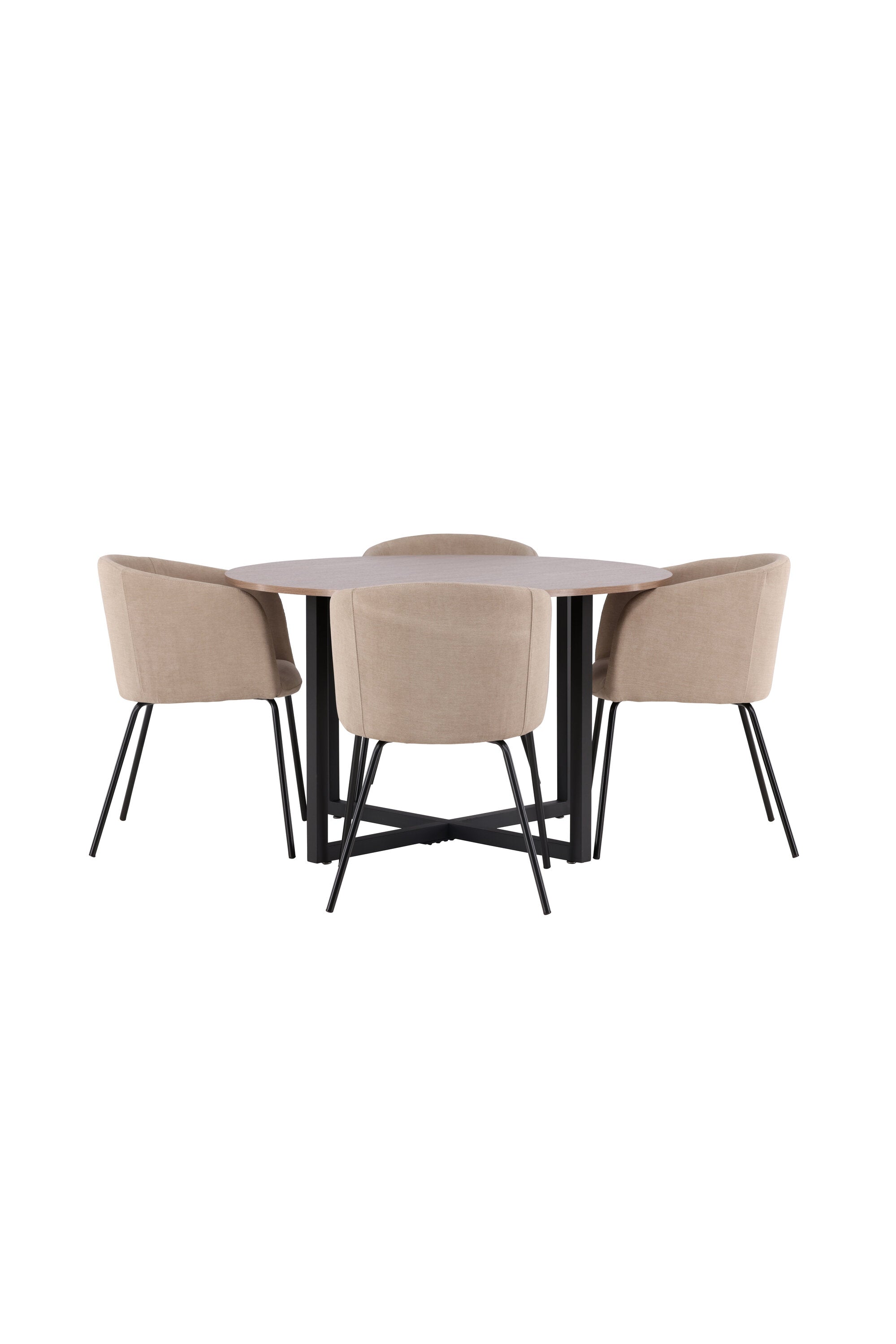 Matgrupp Durango med 4st matstolar Berit-GR Dining Set-Venture Home-peaceofhome.se