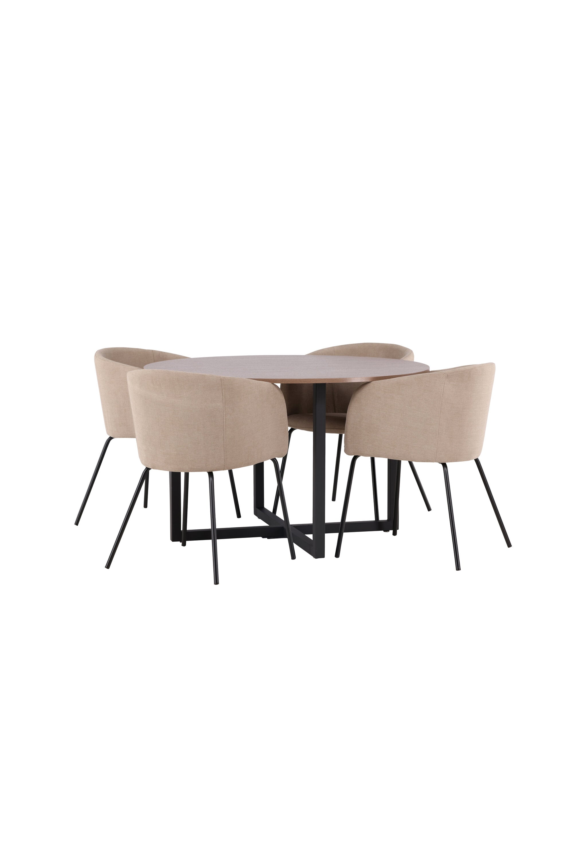 Matgrupp Durango med 4st matstolar Berit-GR Dining Set-Venture Home-peaceofhome.se