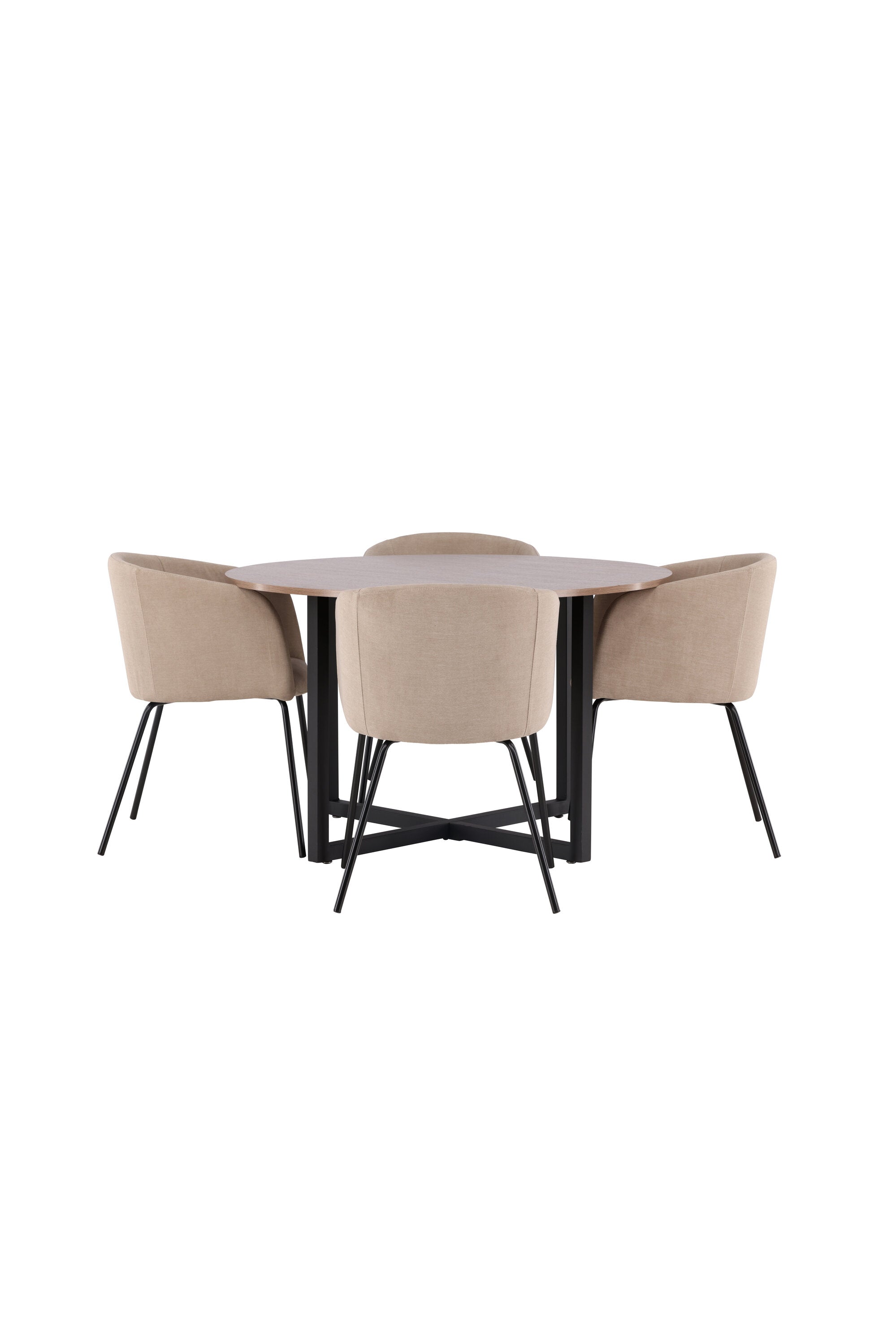 Matgrupp Durango med 4st matstolar Berit-GR Dining Set-Venture Home-peaceofhome.se