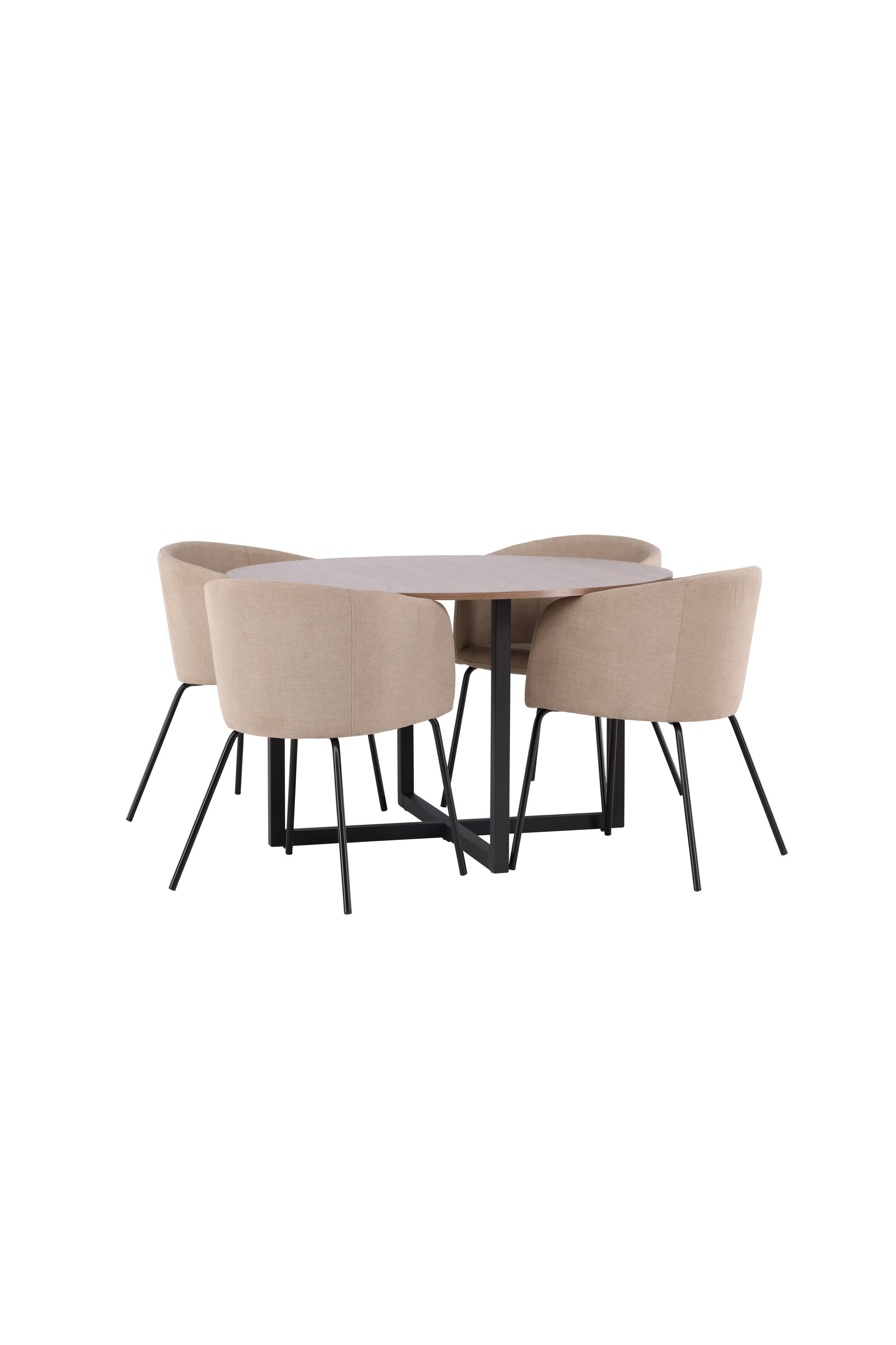 Matgrupp Durango med 4st matstolar Berit-GR Dining Set-Venture Home-peaceofhome.se