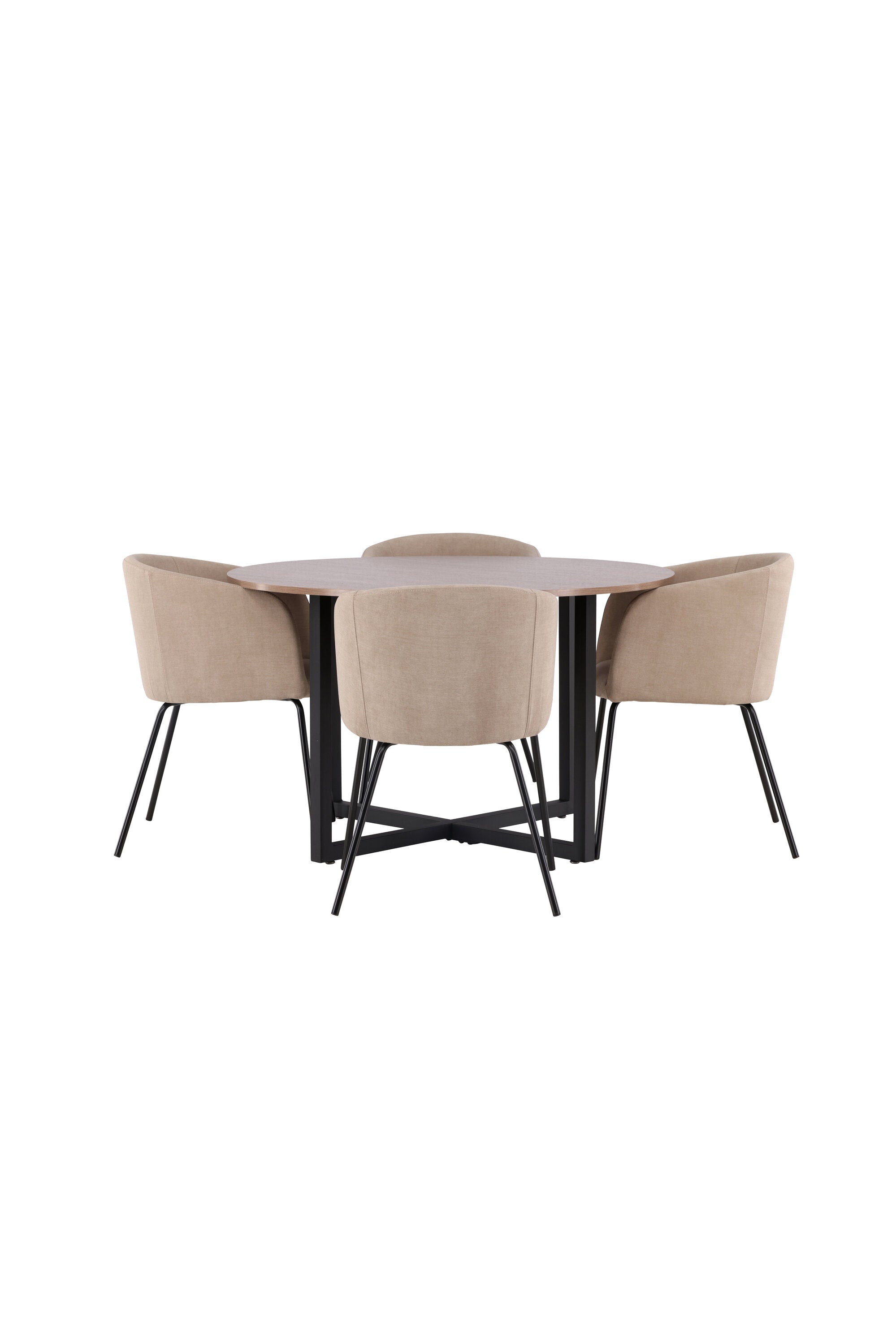 Matgrupp Durango med 4st matstolar Berit-GR Dining Set-Venture Home-peaceofhome.se