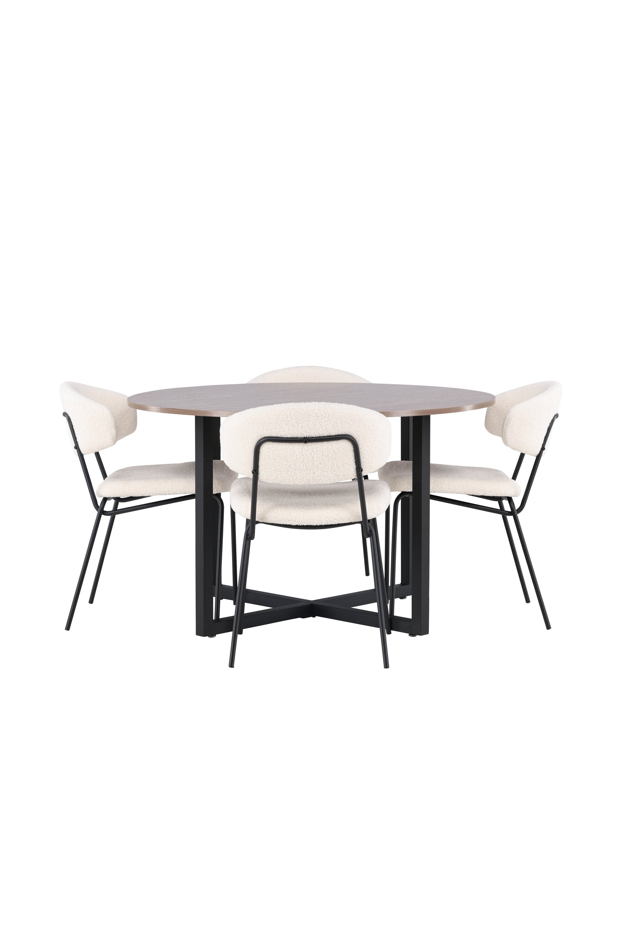 Matgrupp Durango med 4st matstolar Chico-GR Dining Set-Venture Home-peaceofhome.se