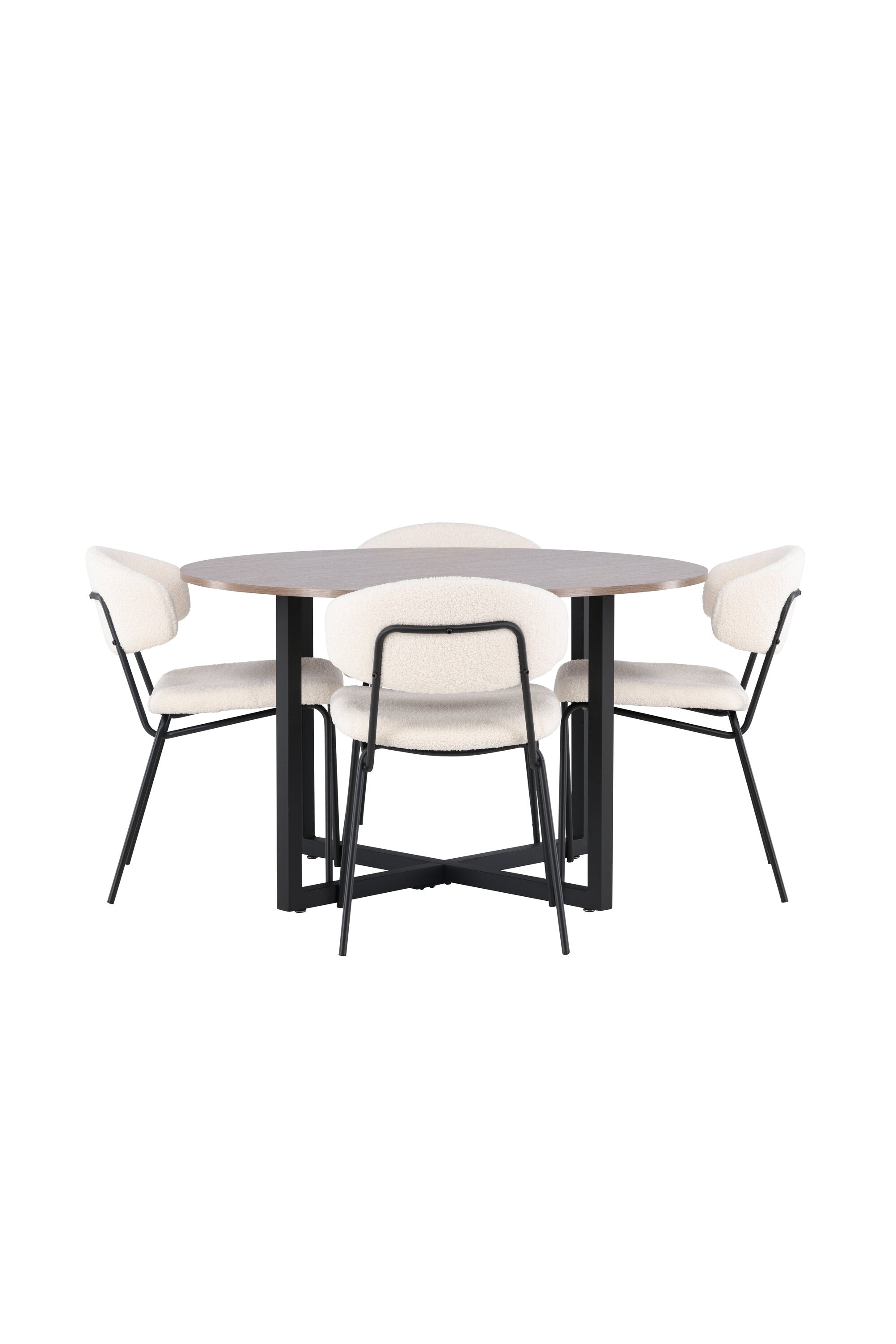 Matgrupp Durango med 4st matstolar Chico-GR Dining Set-Venture Home-peaceofhome.se