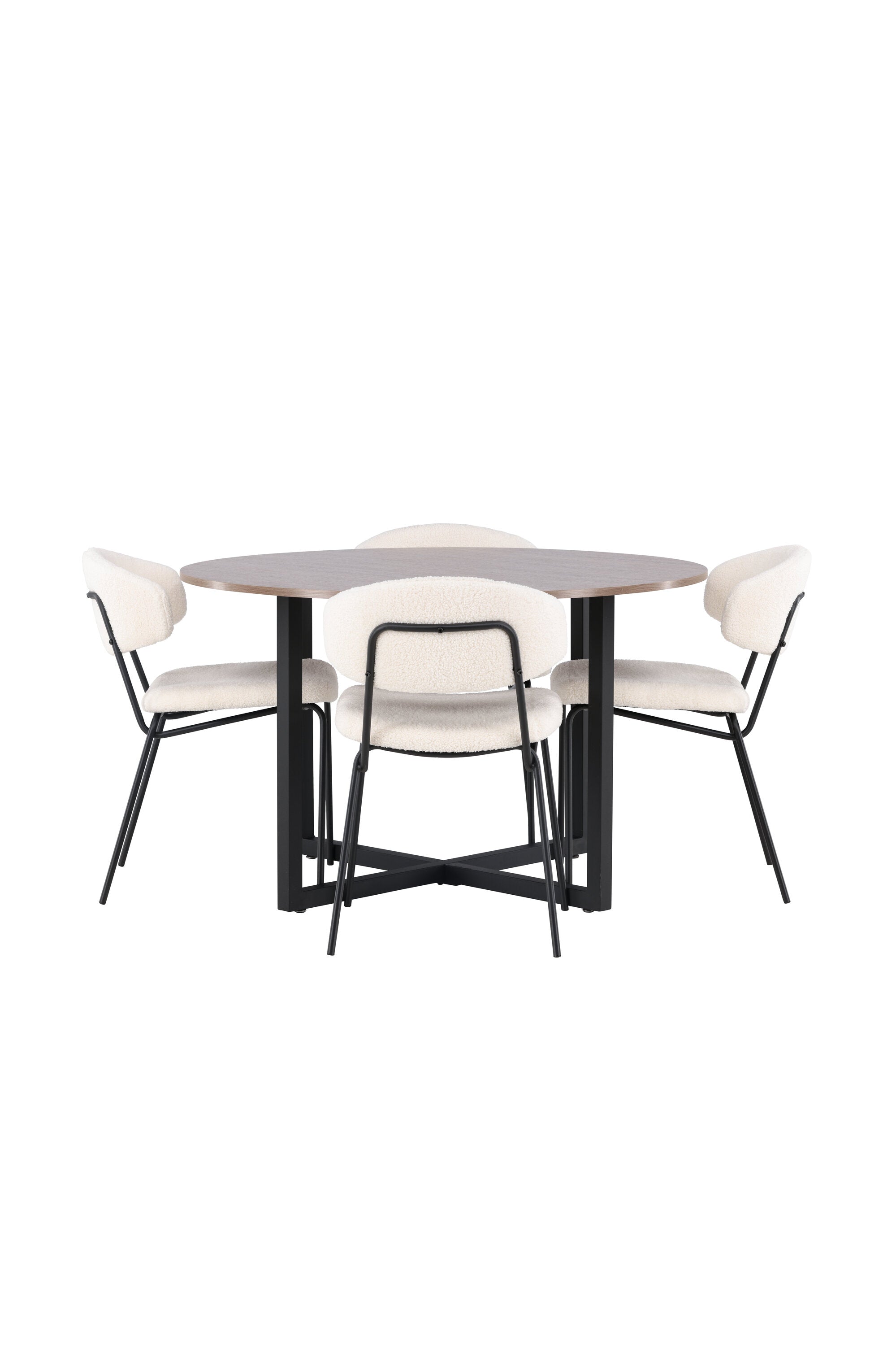 Matgrupp Durango med 4st matstolar Chico-GR Dining Set-Venture Home-peaceofhome.se