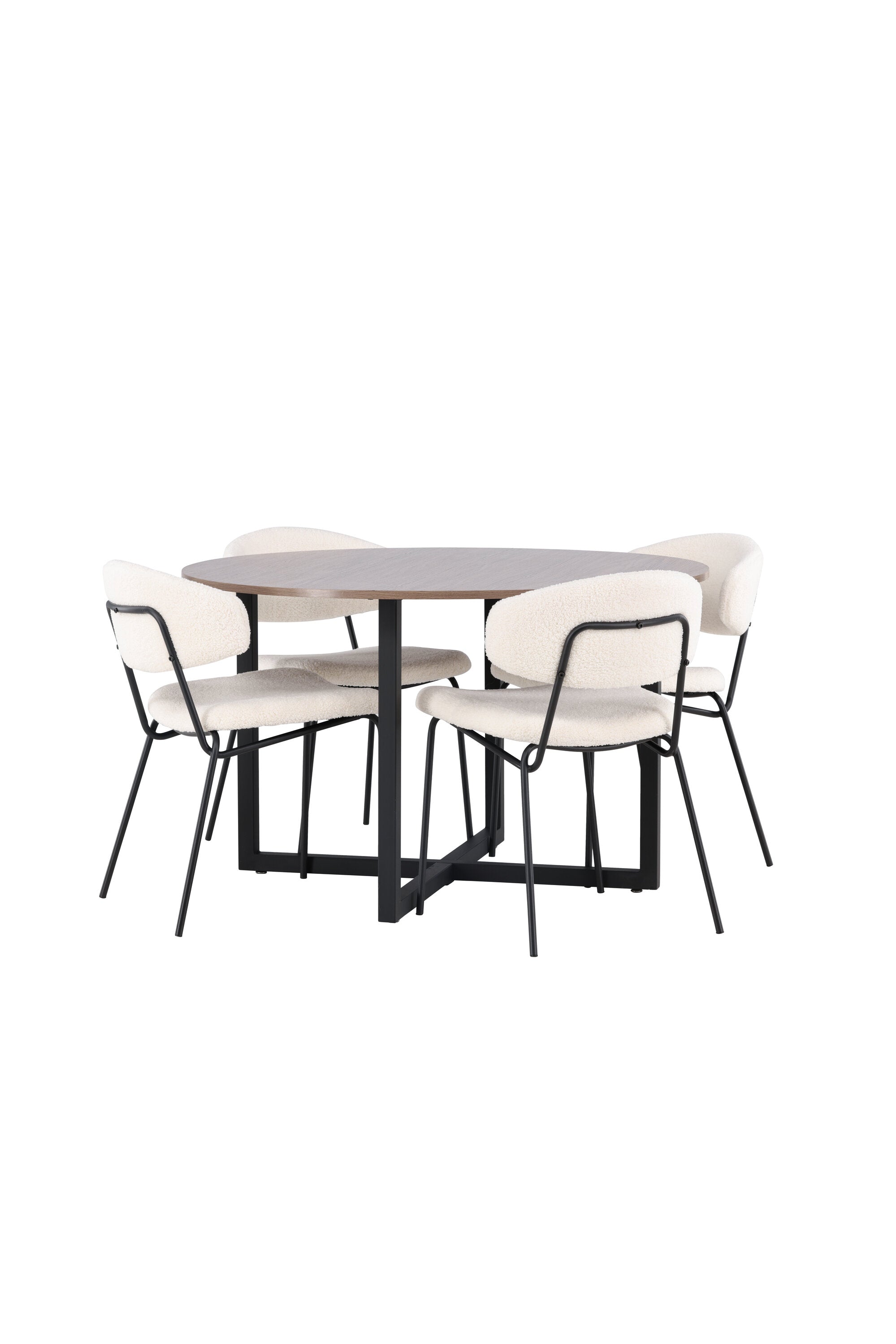 Matgrupp Durango med 4st matstolar Chico-GR Dining Set-Venture Home-peaceofhome.se