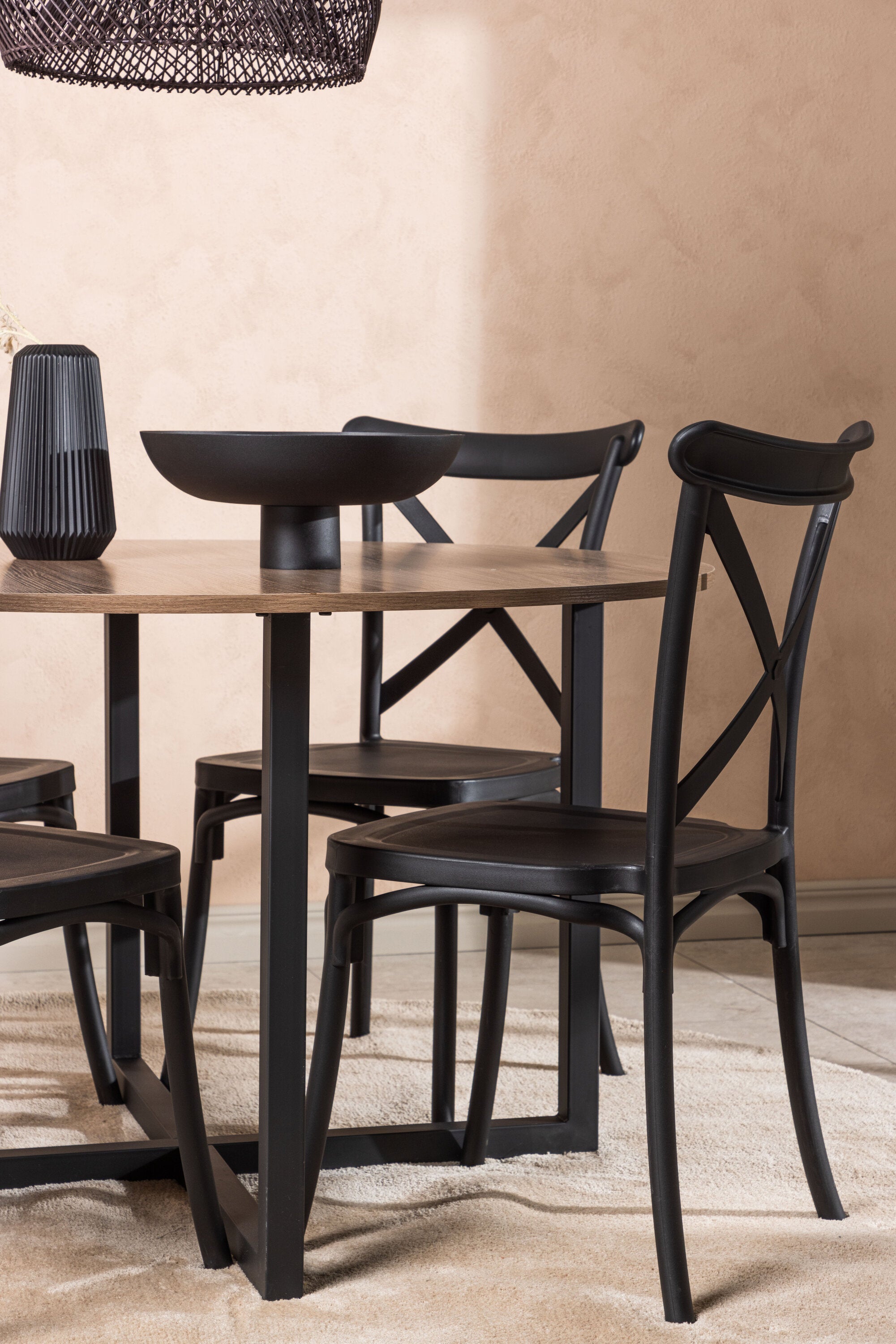 Matgrupp Durango med 4st matstolar Crosett-GR Dining Set-Venture Home-peaceofhome.se