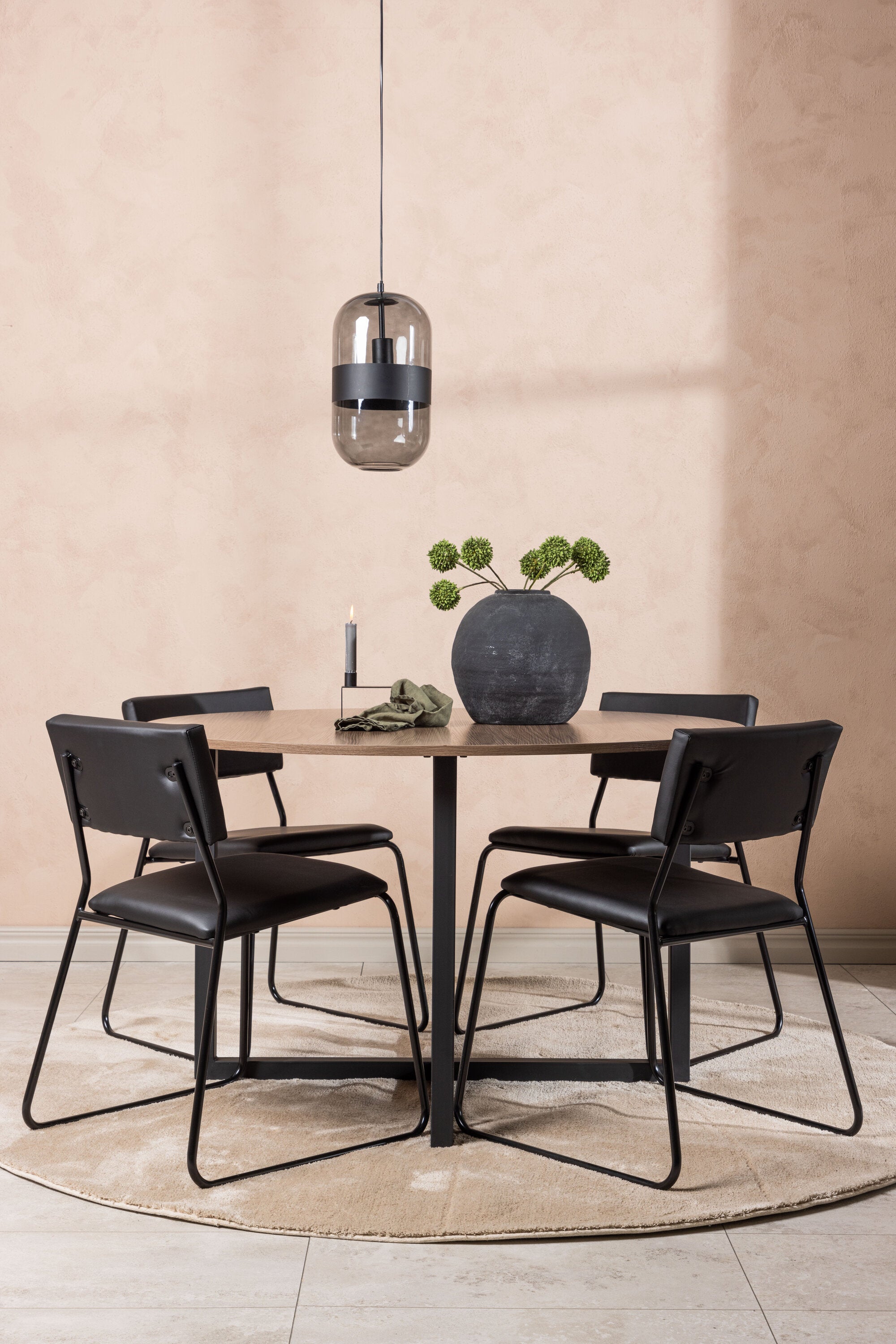 Matgrupp Durango med 4st matstolar Kenth-GR Dining Set-Venture Home-peaceofhome.se