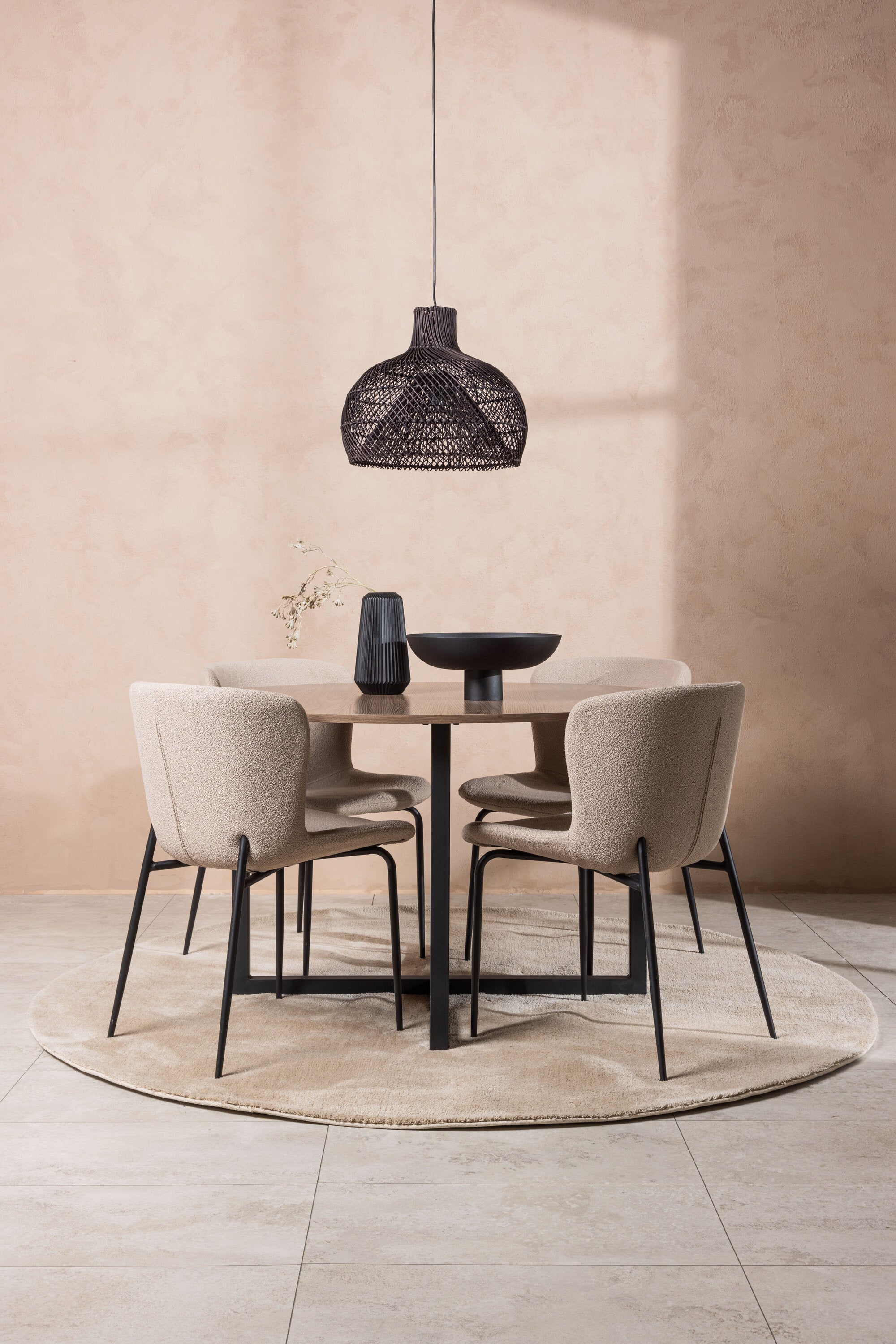 Matgrupp Durango med 4st matstolar Modesto-GR Dining Set-Venture Home-peaceofhome.se