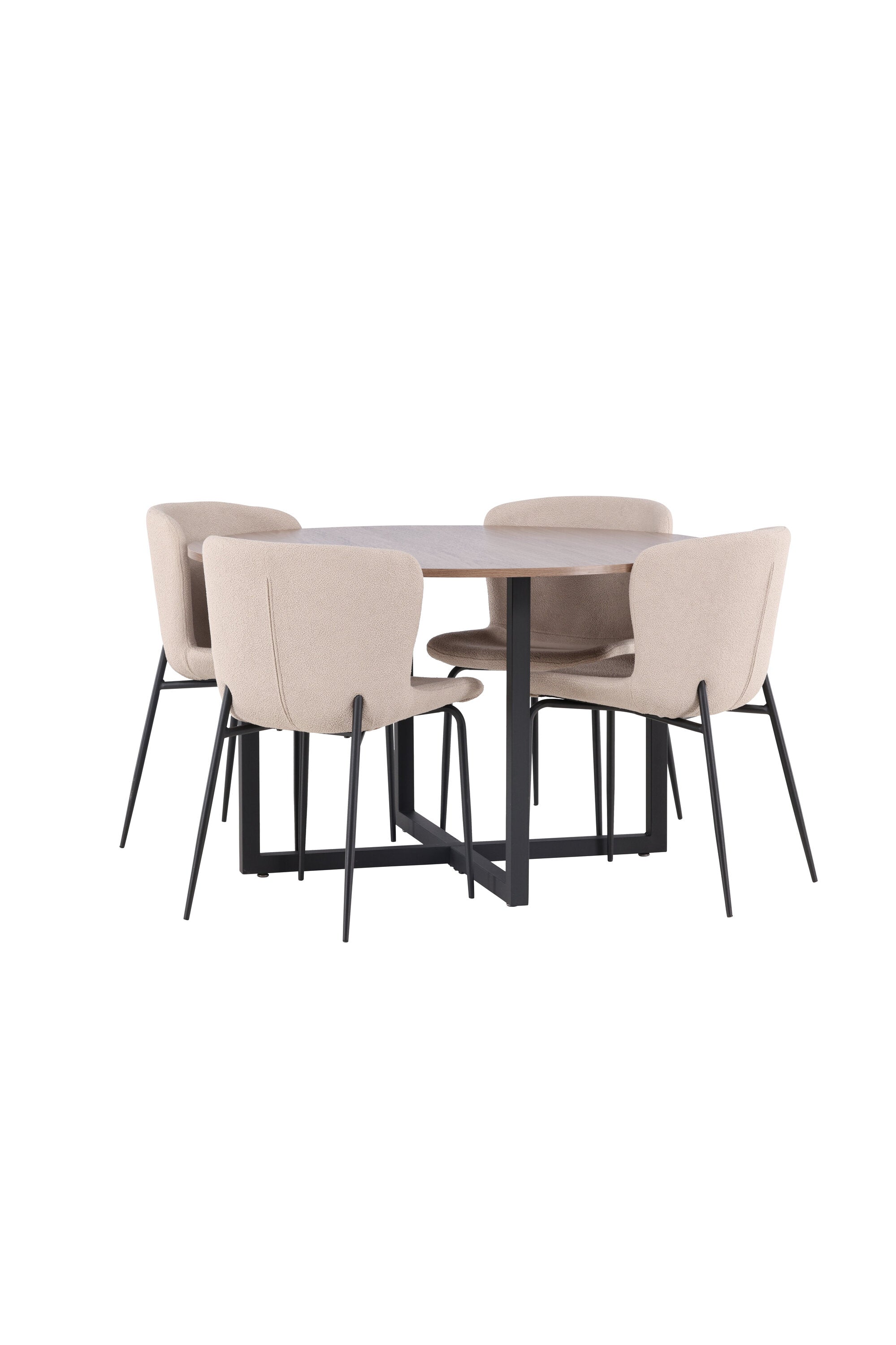 Matgrupp Durango med 4st matstolar Modesto-GR Dining Set-Venture Home-peaceofhome.se