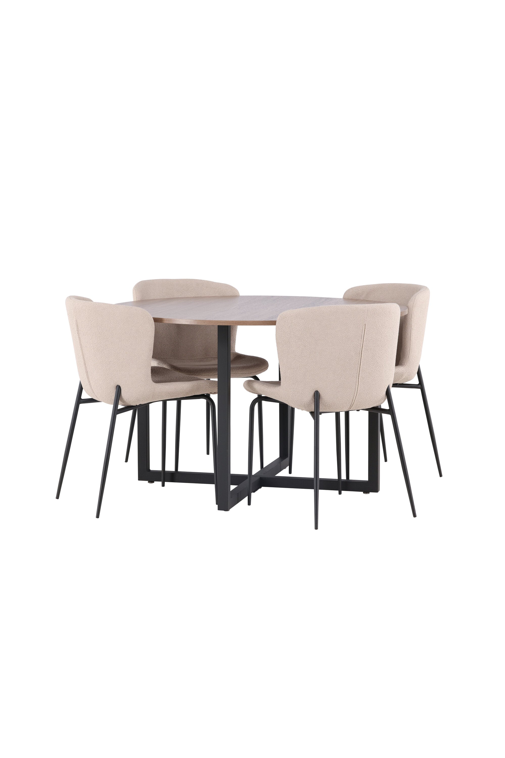 Matgrupp Durango med 4st matstolar Modesto-GR Dining Set-Venture Home-peaceofhome.se