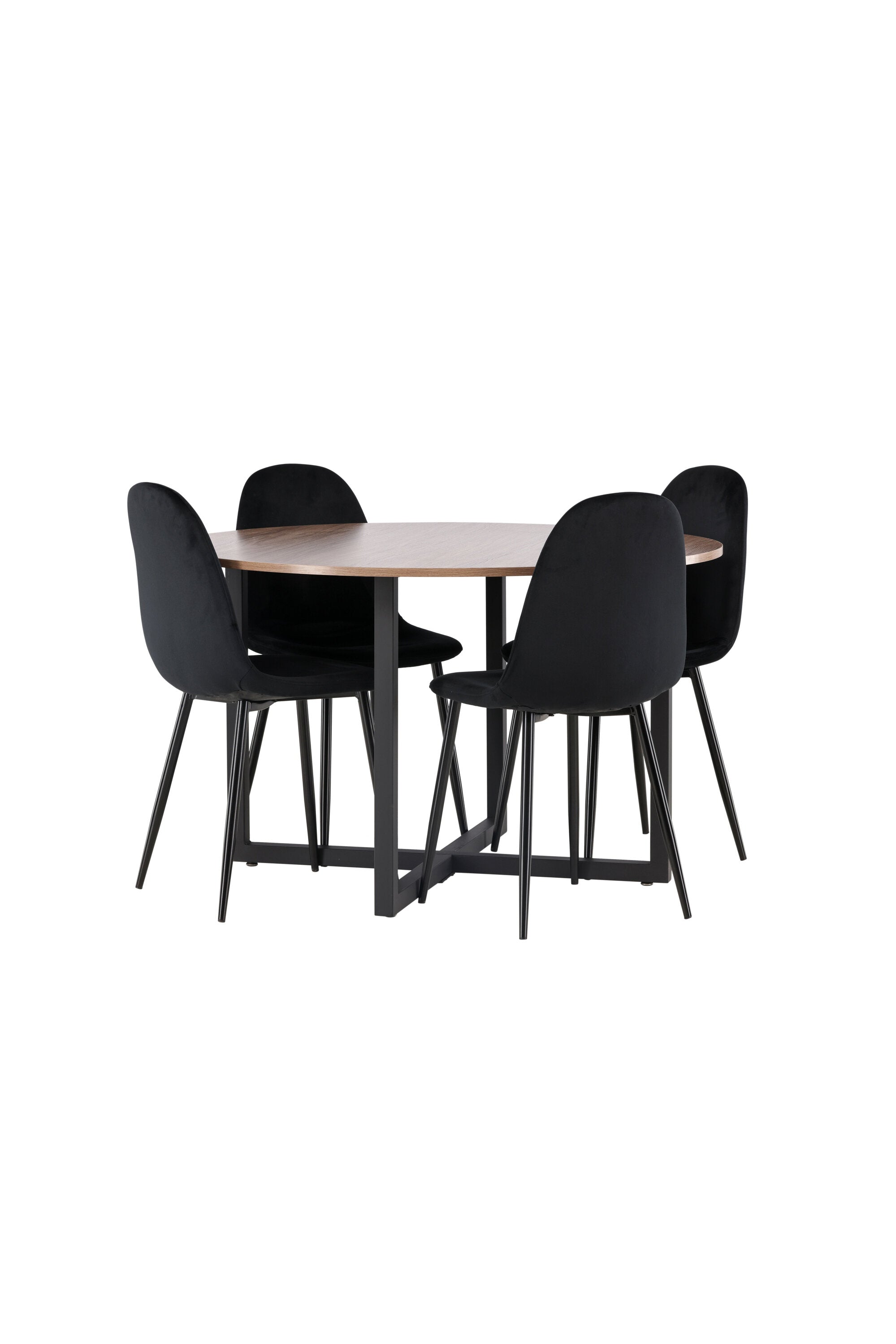 Matgrupp Durango med 4st matstolar Polar-GR Dining Set-Venture Home-peaceofhome.se