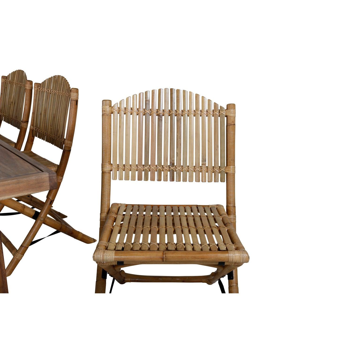 Matgrupp Erica med stolarna Cane-Table Set-Venture Home-peaceofhome.se