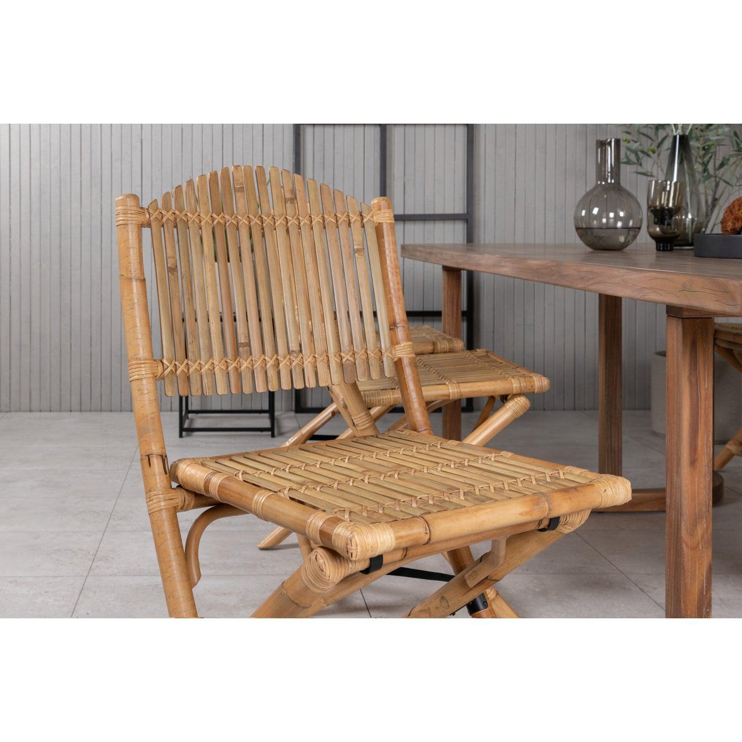 Matgrupp Erica med stolarna Cane-Table Set-Venture Home-peaceofhome.se