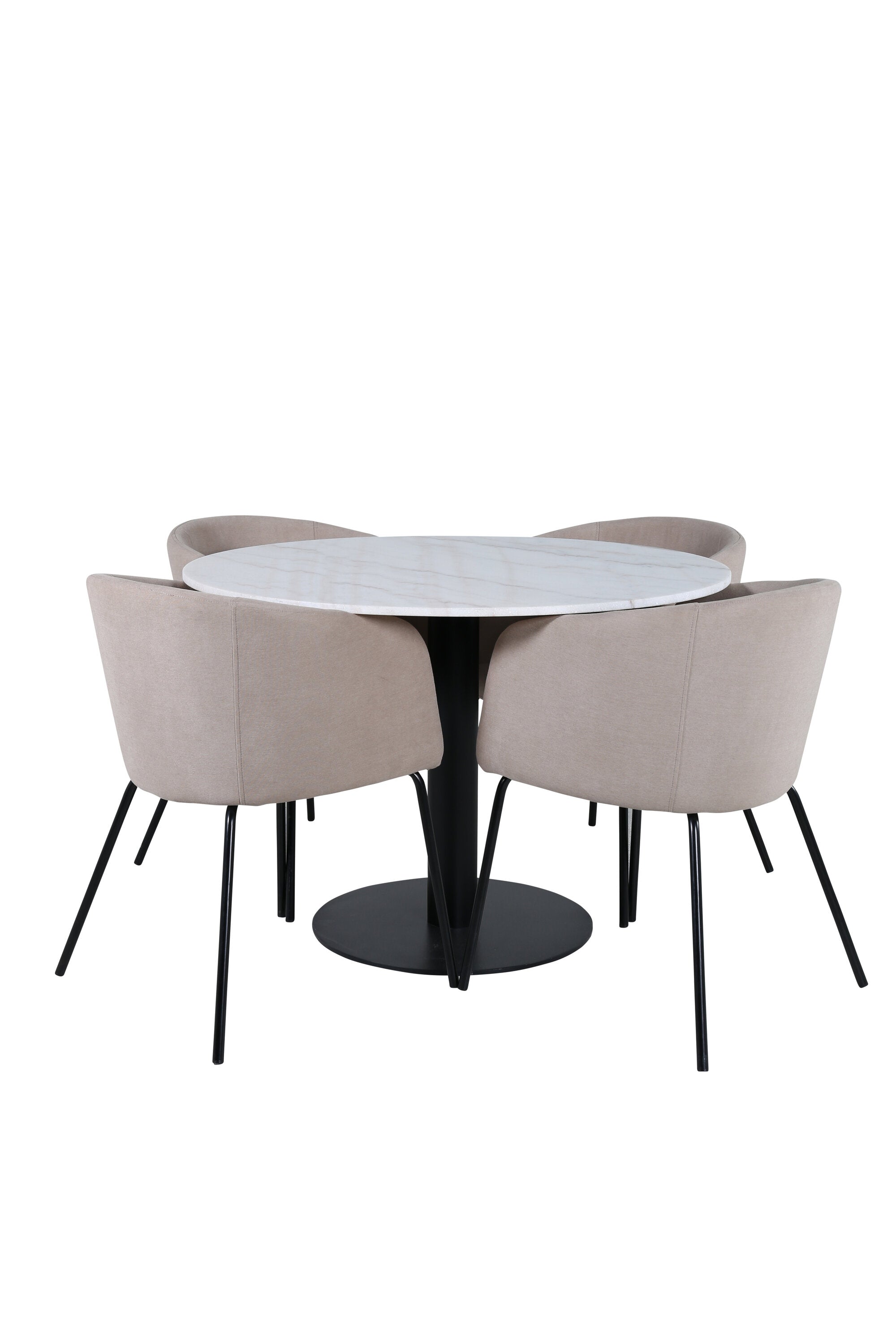 Matgrupp Estelle med stolarna Berit-GR Dining Set-Venture Home-peaceofhome.se