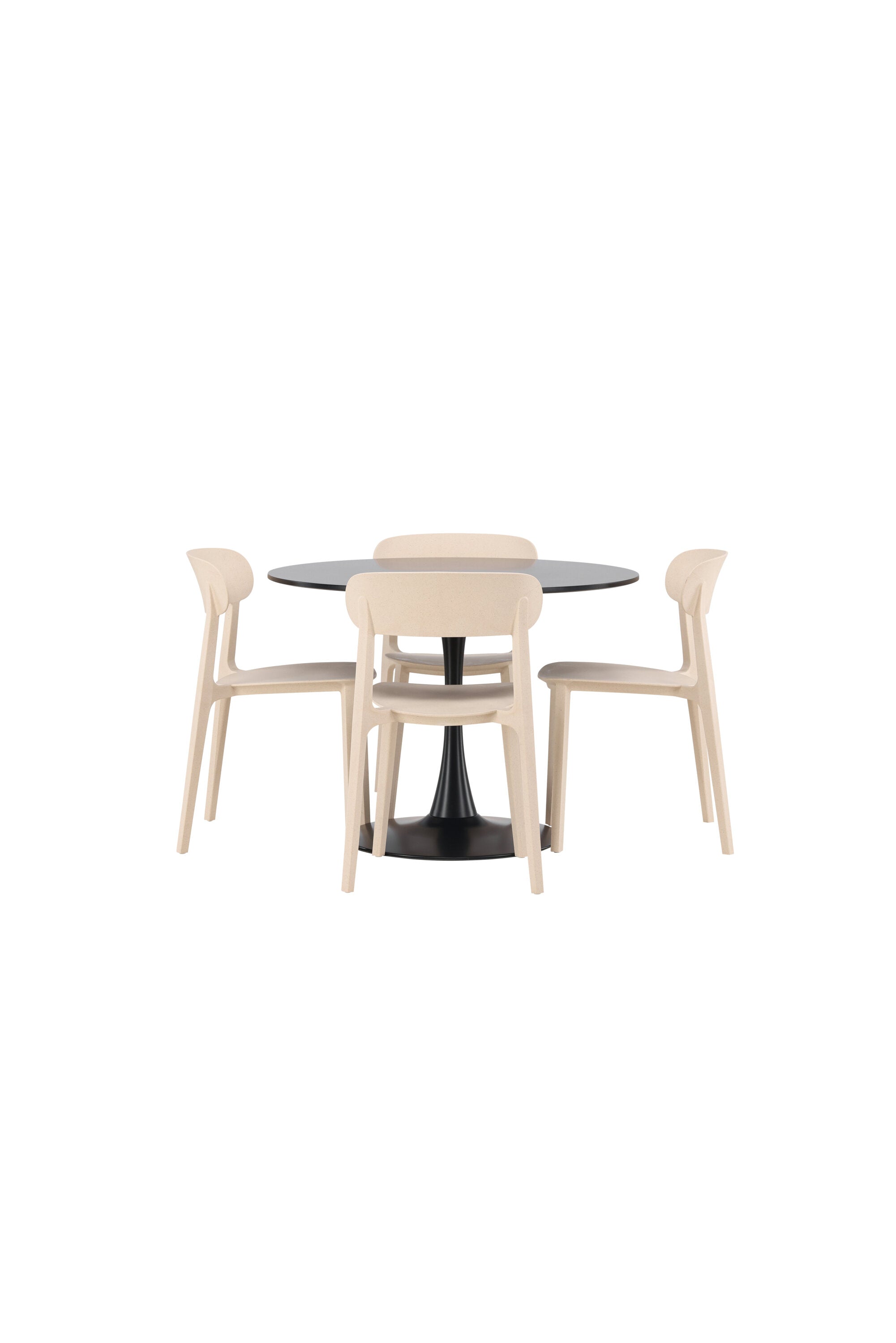 Matgrupp Glade med 4st matstolar Åstol-GR Dining Set-Venture Home-peaceofhome.se