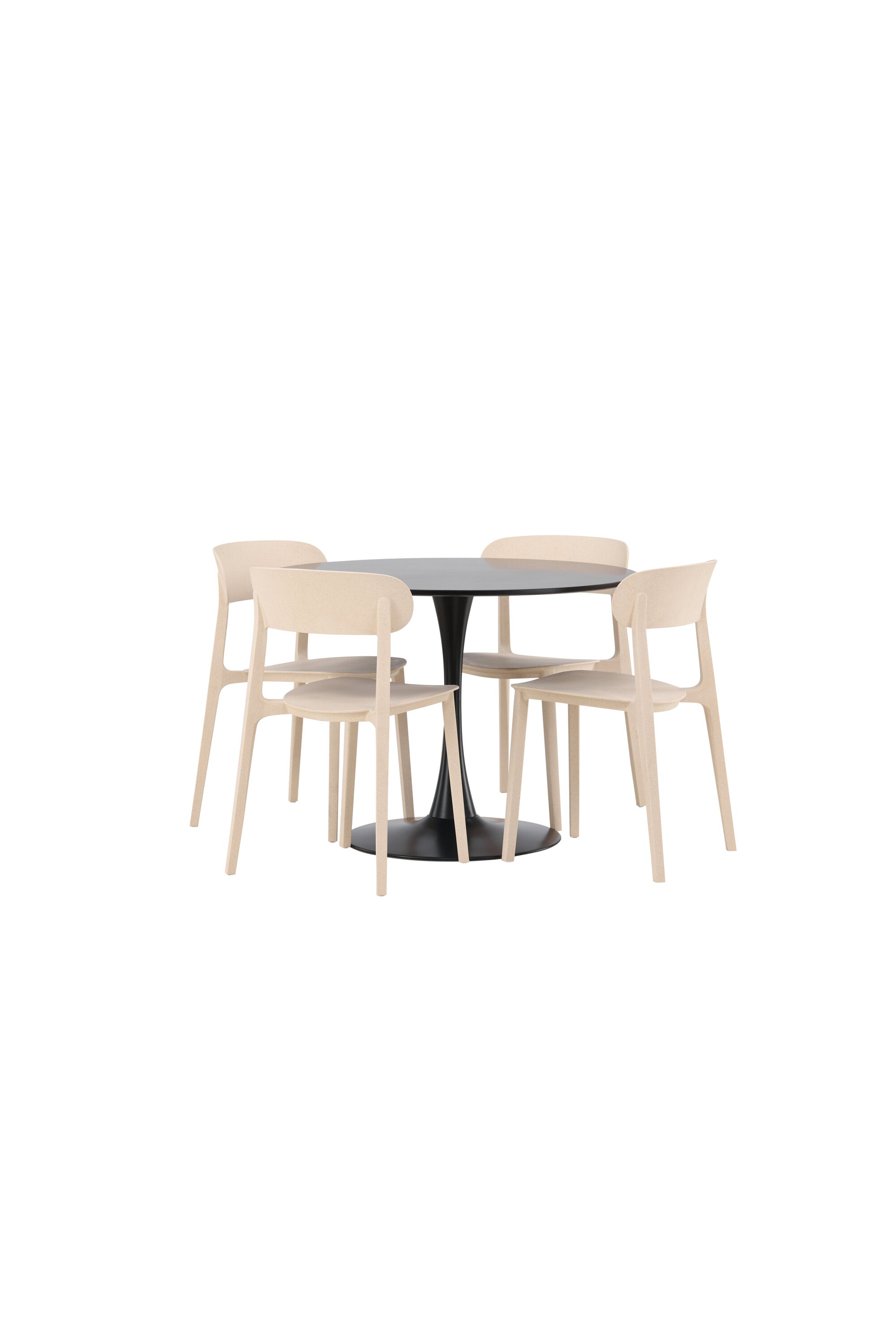 Matgrupp Glade med 4st matstolar Åstol-GR Dining Set-Venture Home-peaceofhome.se