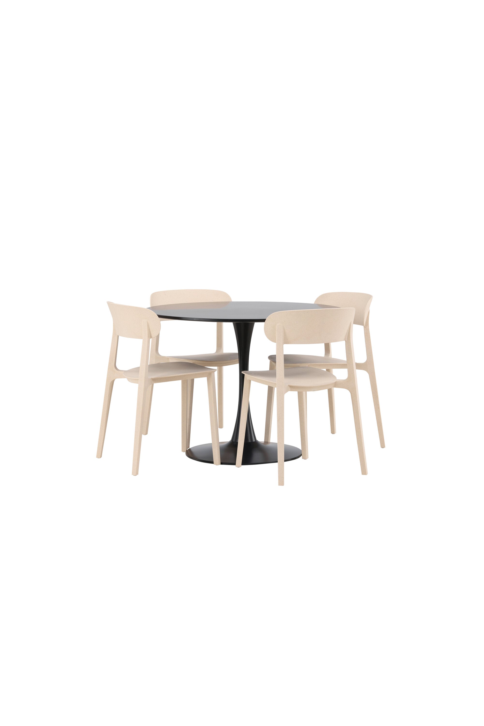 Matgrupp Glade med 4st matstolar Åstol-GR Dining Set-Venture Home-peaceofhome.se