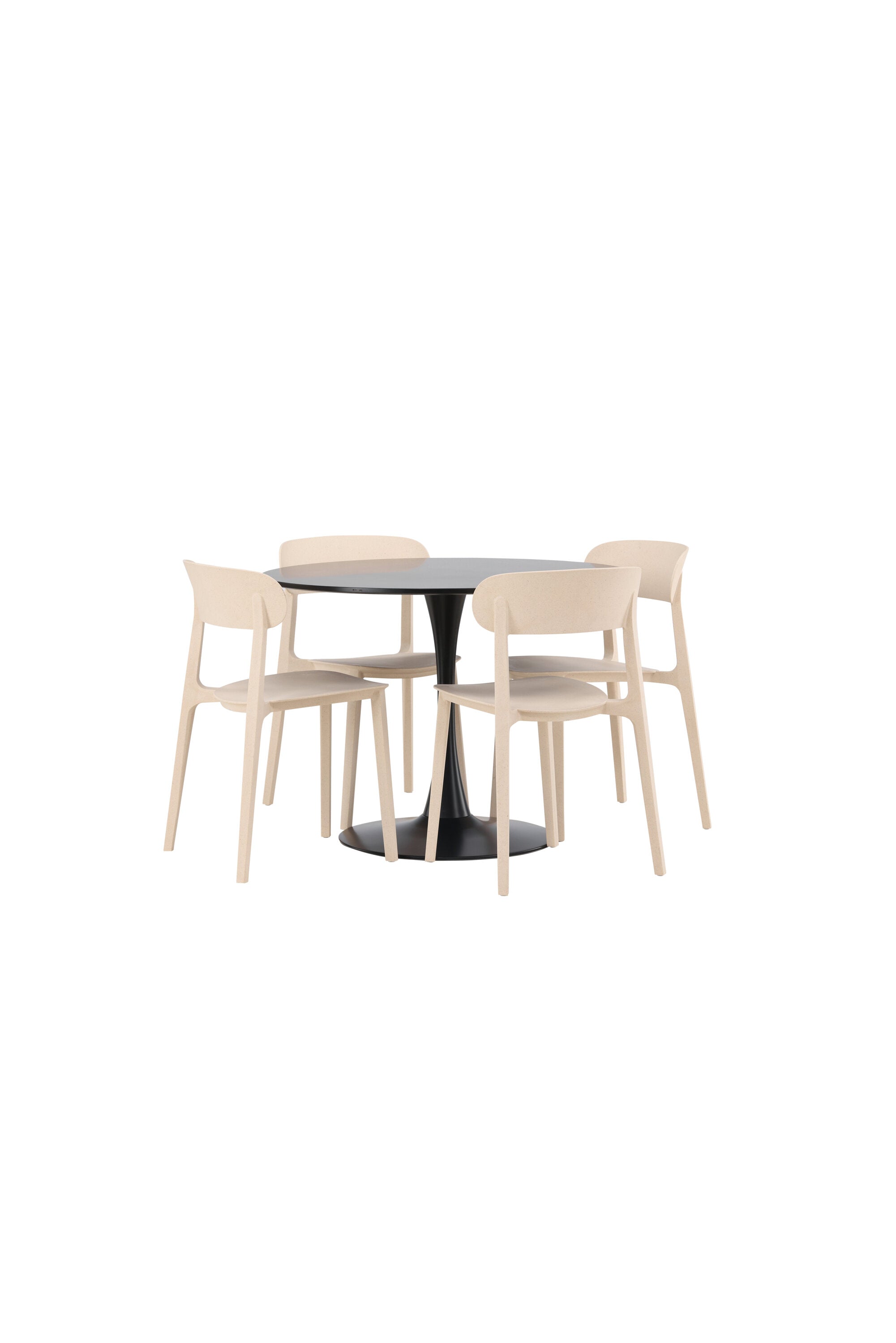 Matgrupp Glade med 4st matstolar Åstol-GR Dining Set-Venture Home-peaceofhome.se