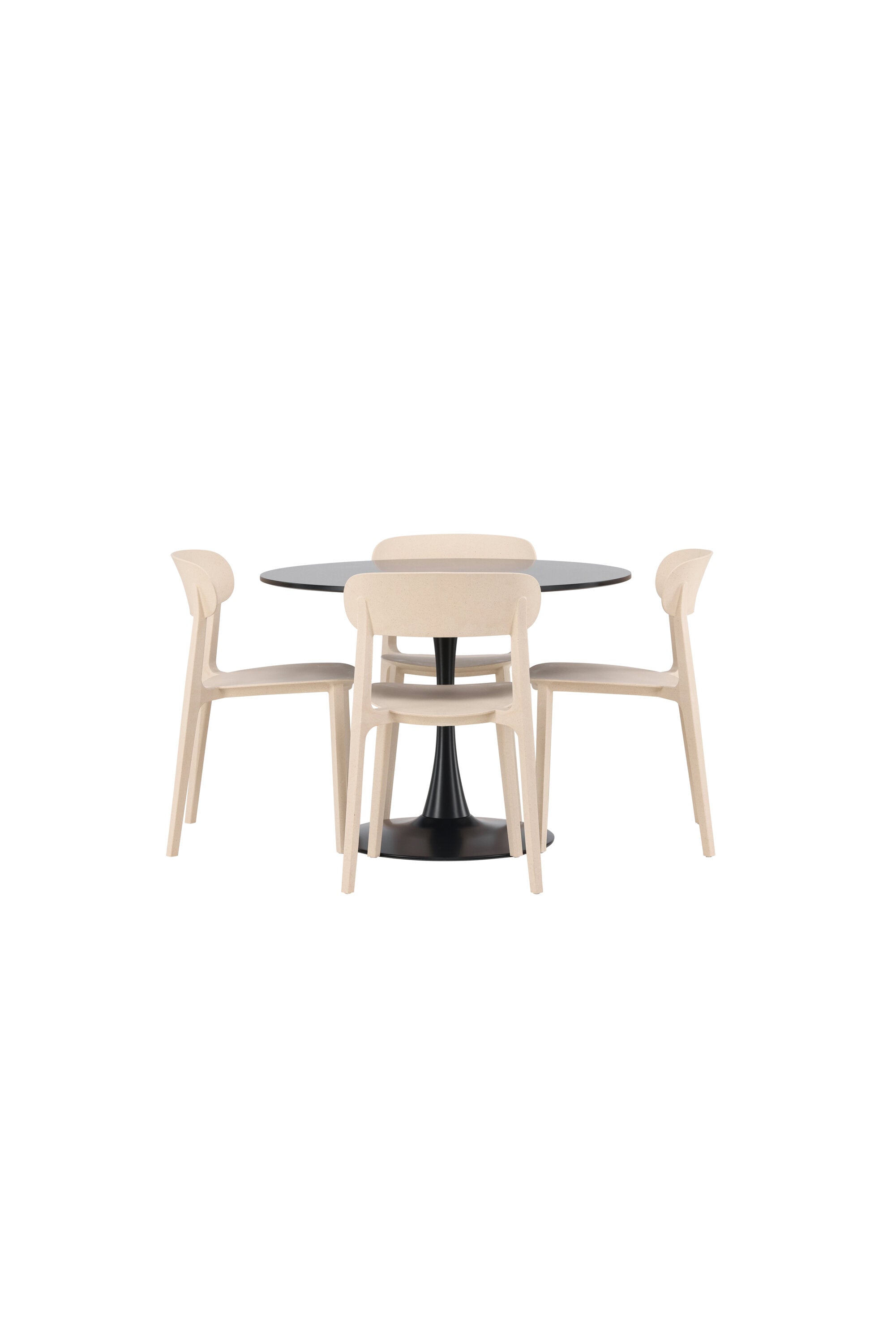 Matgrupp Glade med 4st matstolar Åstol-GR Dining Set-Venture Home-peaceofhome.se