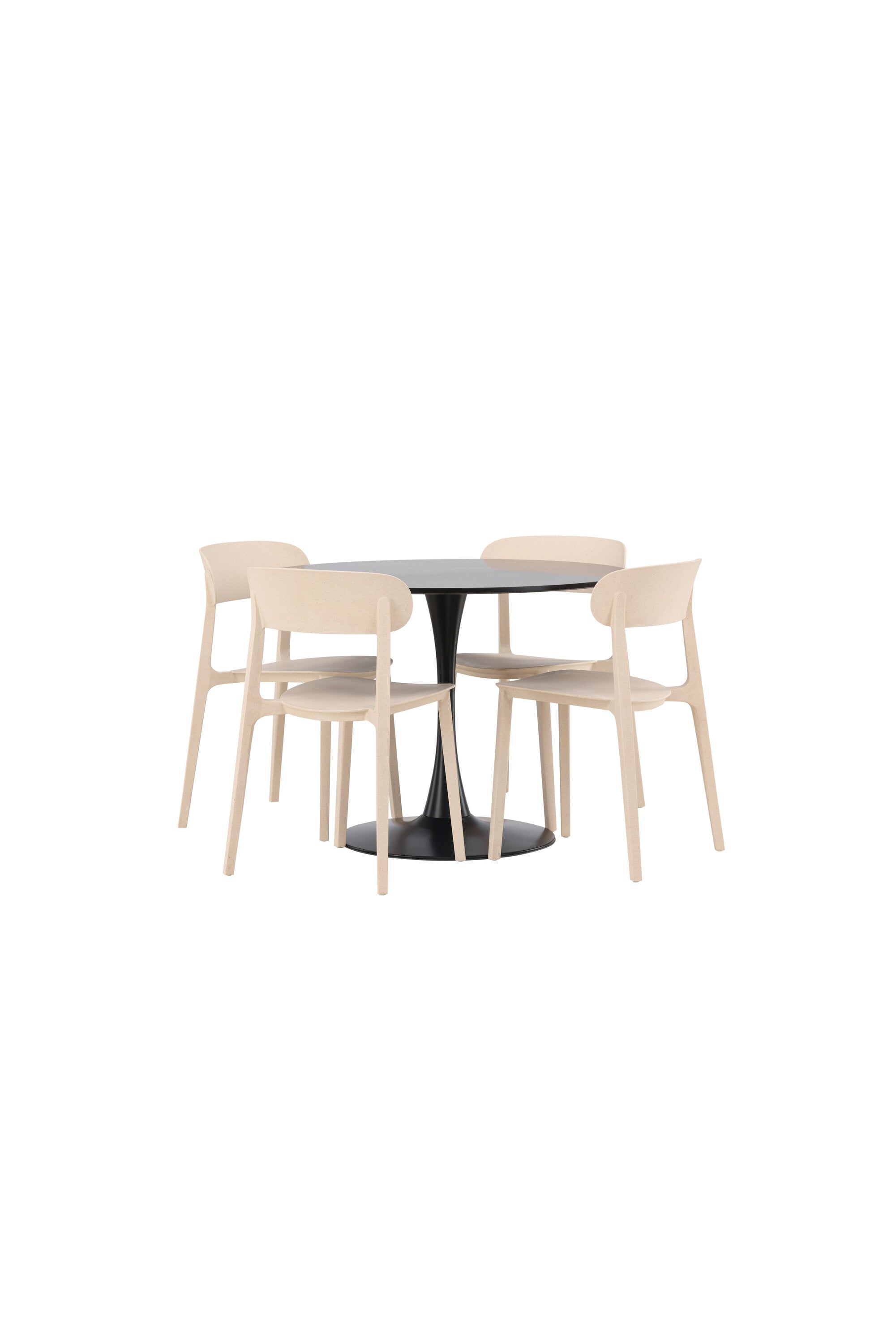 Matgrupp Glade med 4st matstolar Åstol-GR Dining Set-Venture Home-peaceofhome.se